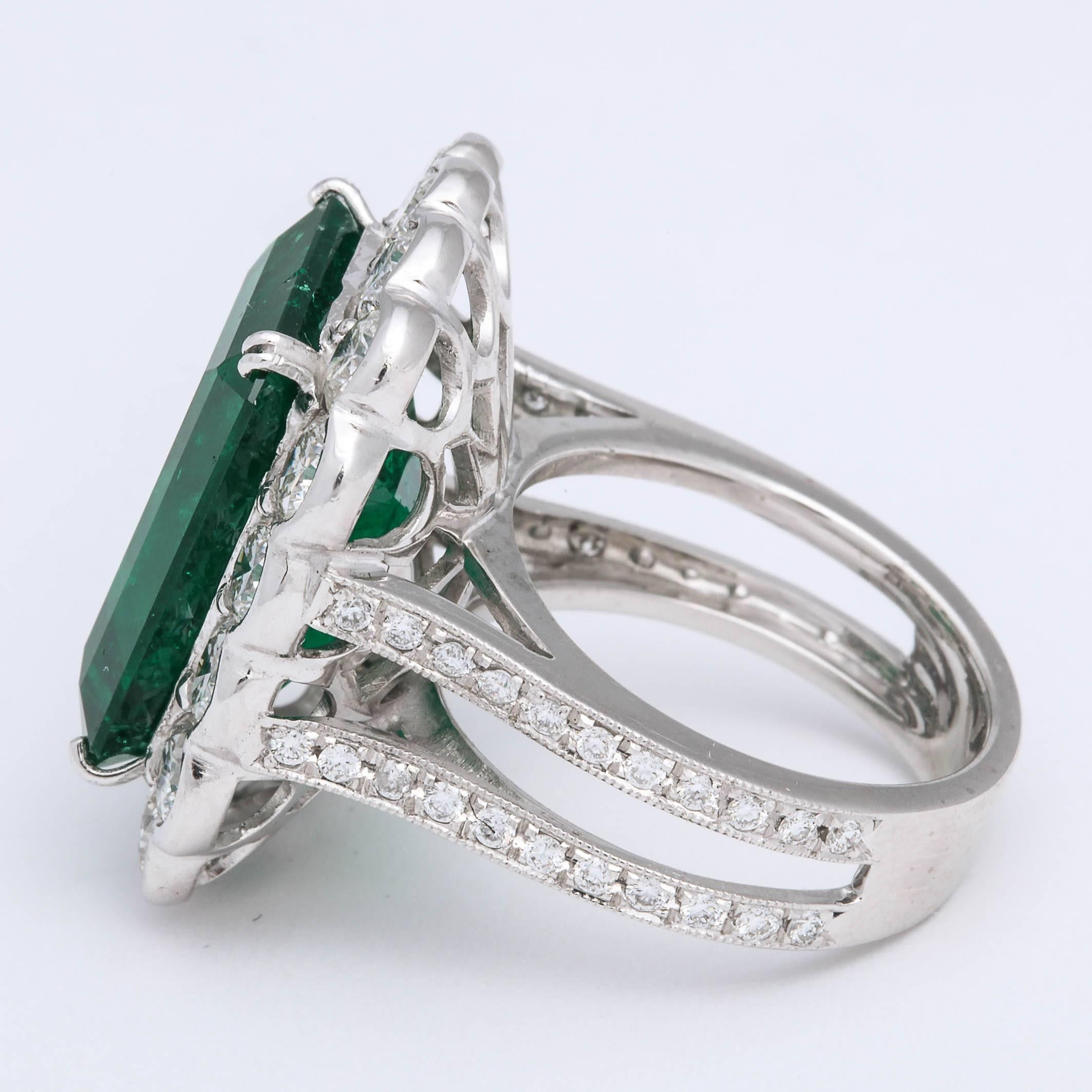 13 carat emerald ring