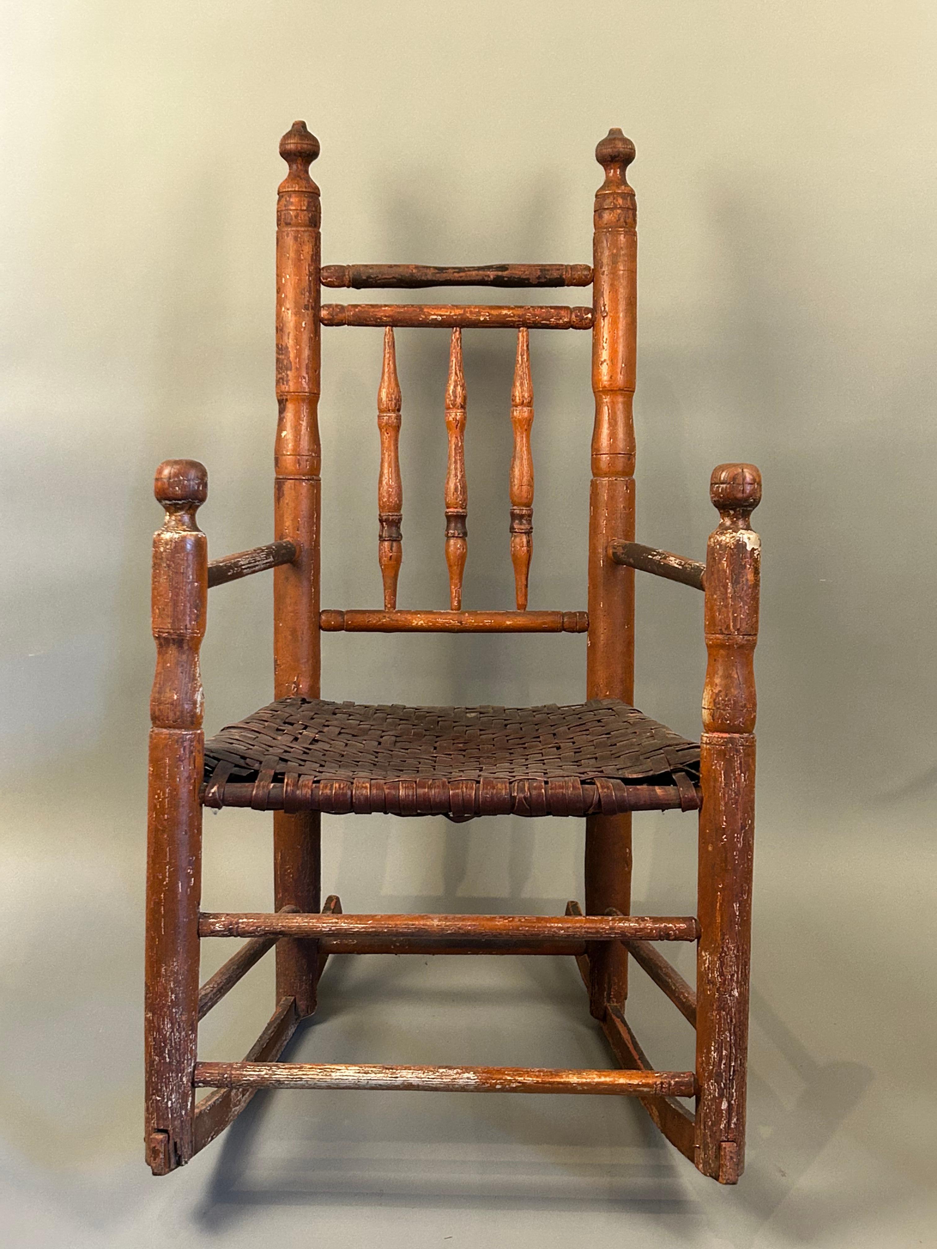 Importante sillón Carver del siglo XVII Medfield MA Estadounidense en venta