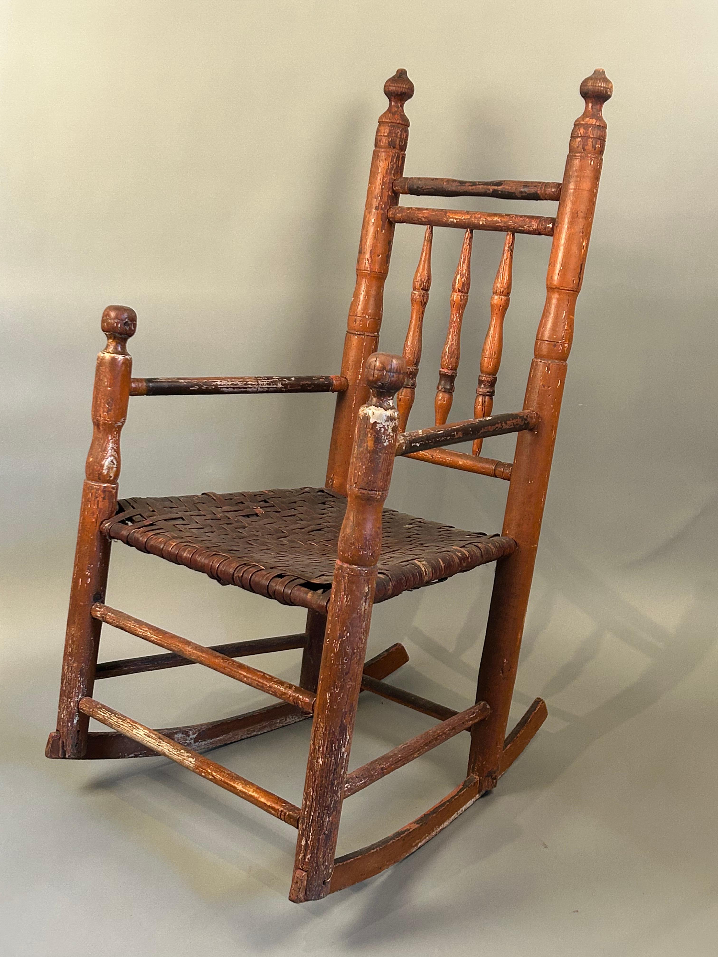Importante sillón Carver del siglo XVII Medfield MA Carpintería en venta