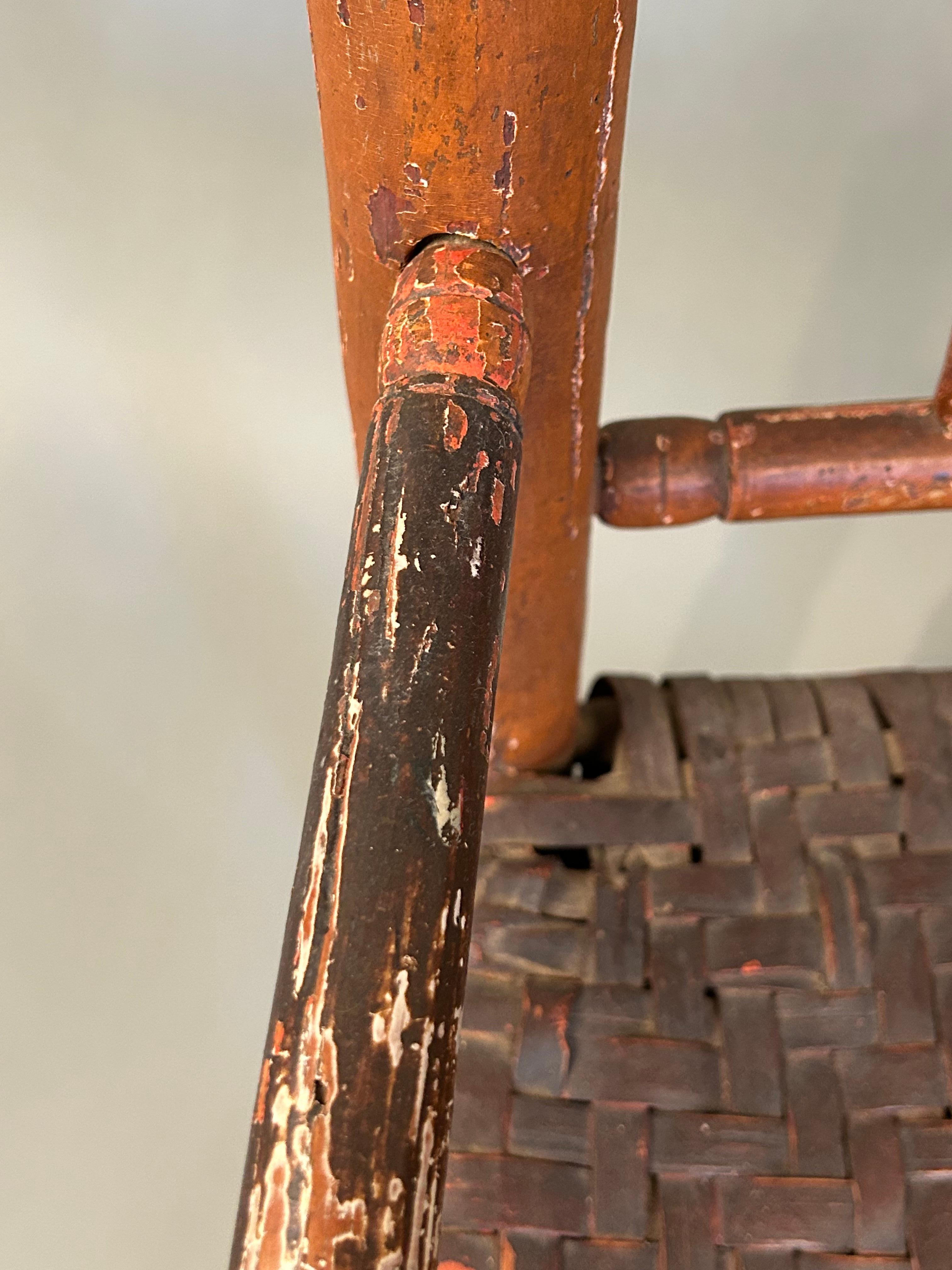 Importante sillón Carver del siglo XVII Medfield MA siglo XVIII y antes en venta