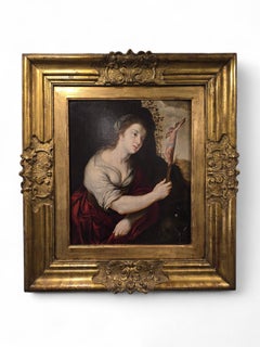Important 17th Century Flemish or Italian School – The Penitent Magdalene – Work
