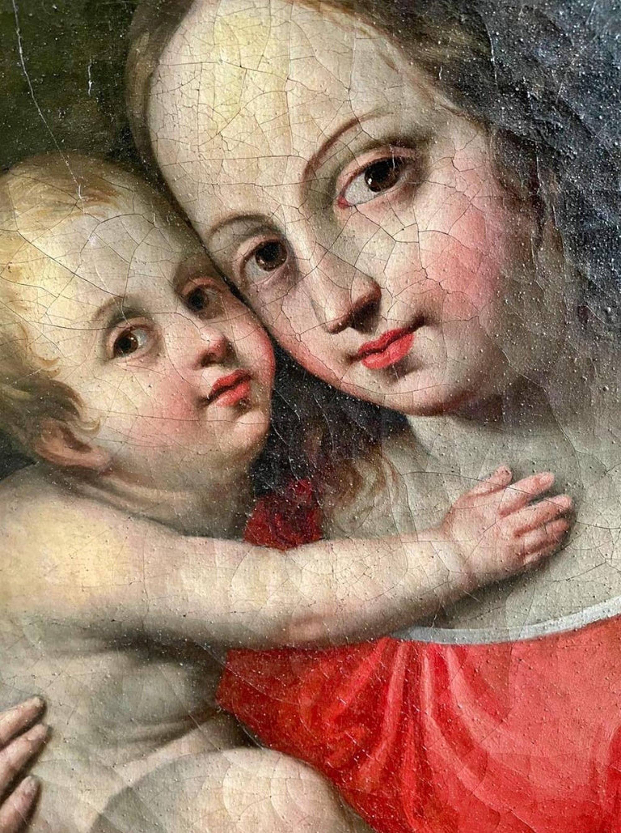 the virgin and child with saint anne