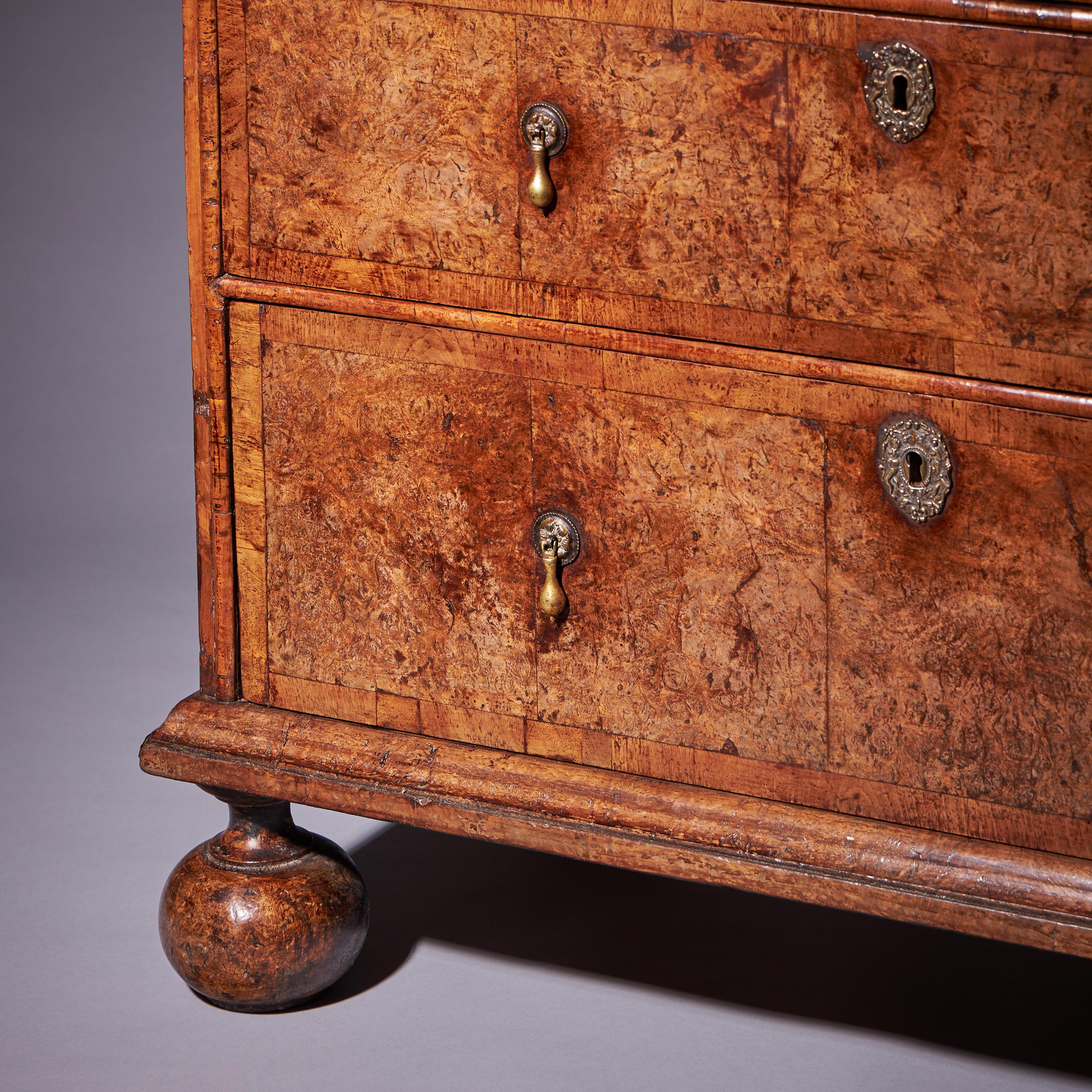 Importante cassettiera in Oak Oak William Pollard del XVII secolo in vendita 5