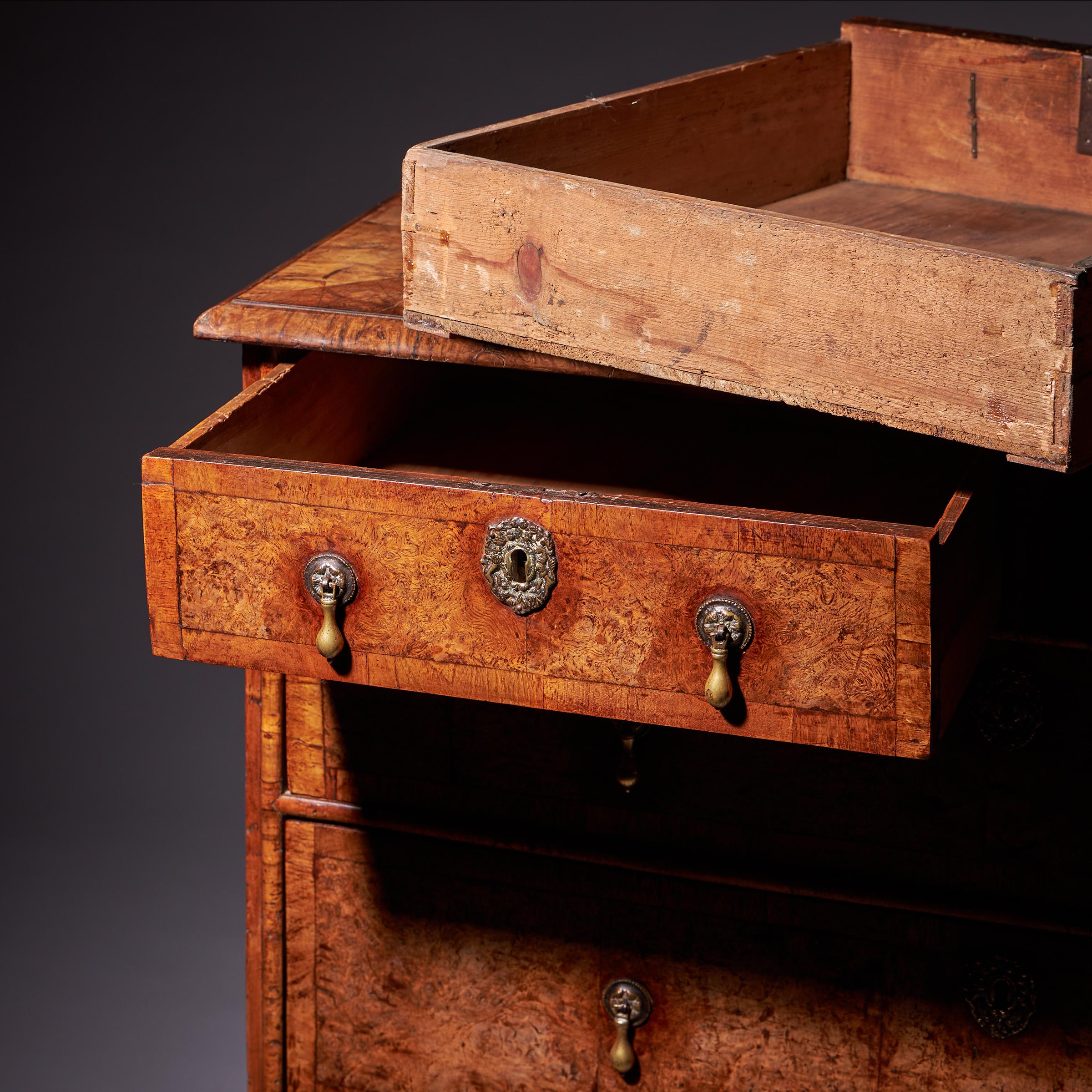 Importante cassettiera in Oak Oak William Pollard del XVII secolo in vendita 8