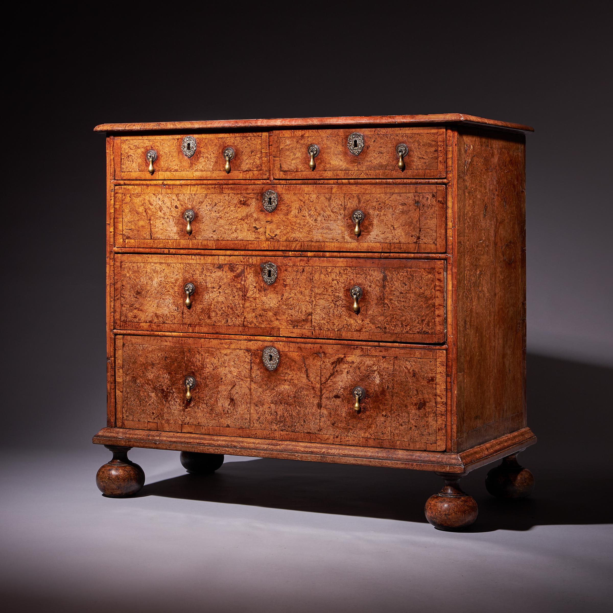 Importante cassettiera in Oak Oak William Pollard del XVII secolo In condizioni buone in vendita a Oxfordshire, United Kingdom