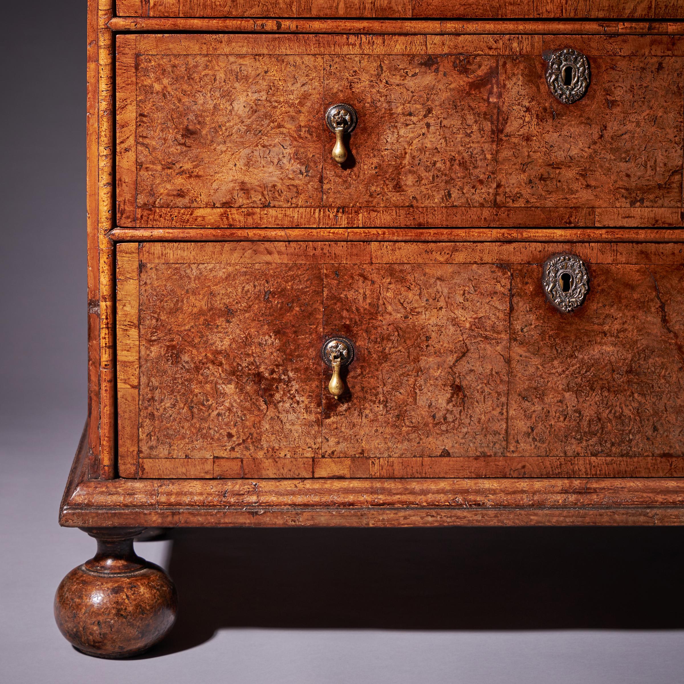 Quercia Importante cassettiera in Oak Oak William Pollard del XVII secolo in vendita
