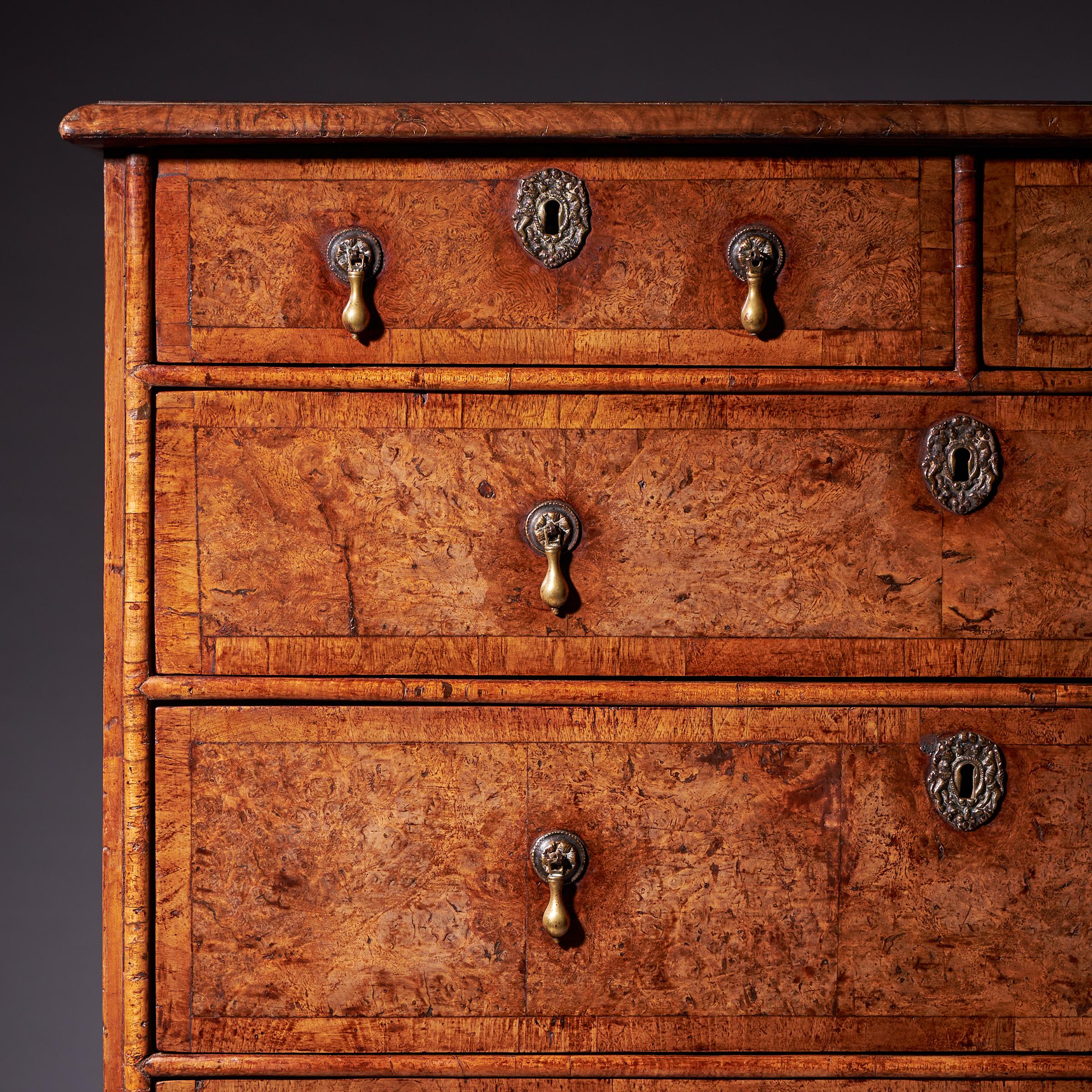Importante cassettiera in Oak Oak William Pollard del XVII secolo in vendita 1