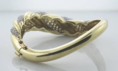 **Spettacolare bracciale con diamanti in oro giallo 18 carati - capolavoro di Eleganza