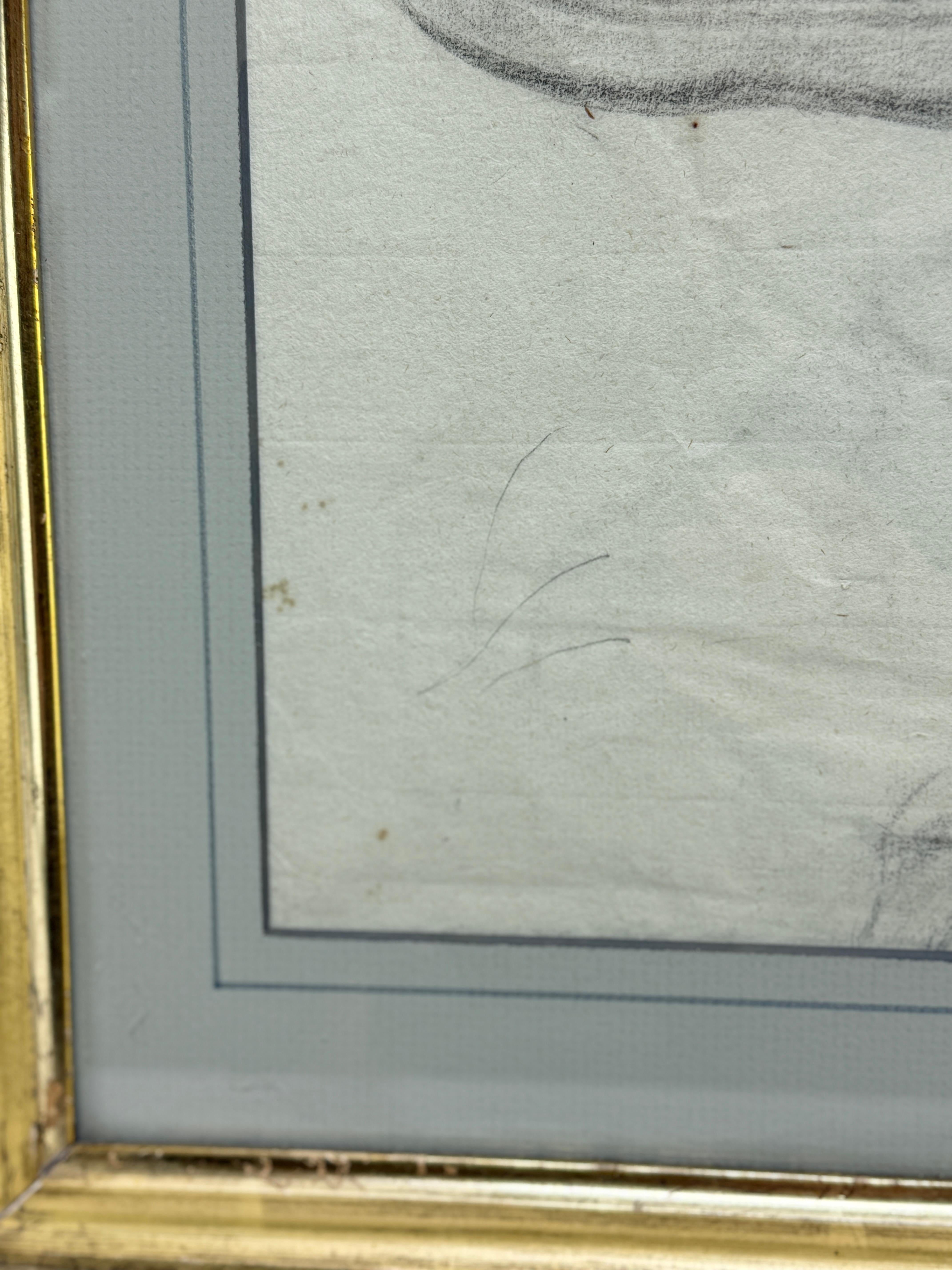 Fino al XVIII secolo Importante disegno di aquila calva di scuola americana del XVIII secolo, Attr William Bartram in vendita