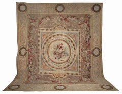 Important 18th Century French Aubusson Carpet or Rug