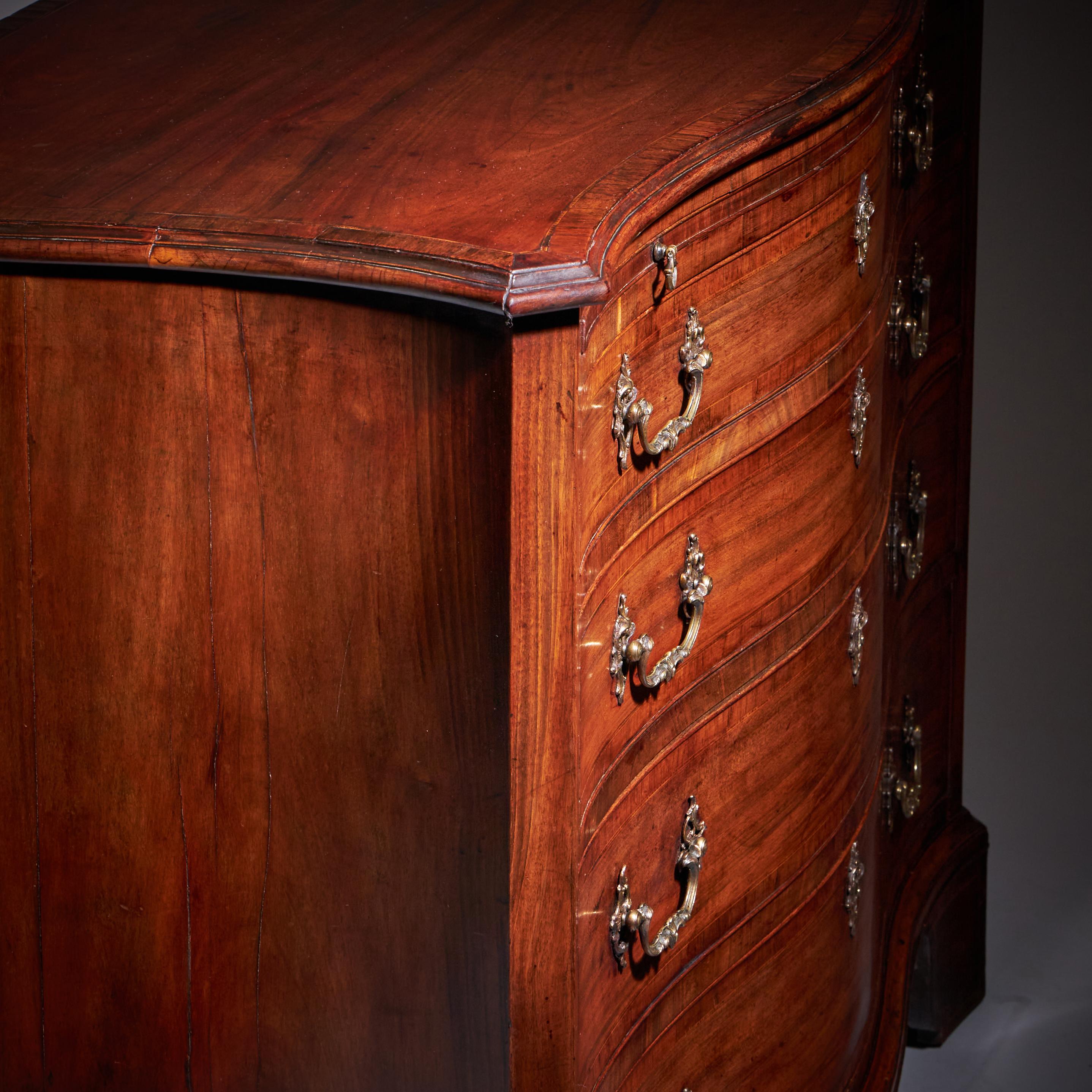 Importante cassapanca in serpentino di Goncalo Alves del XVIII secolo Signe J N Teague 1779 in vendita 4