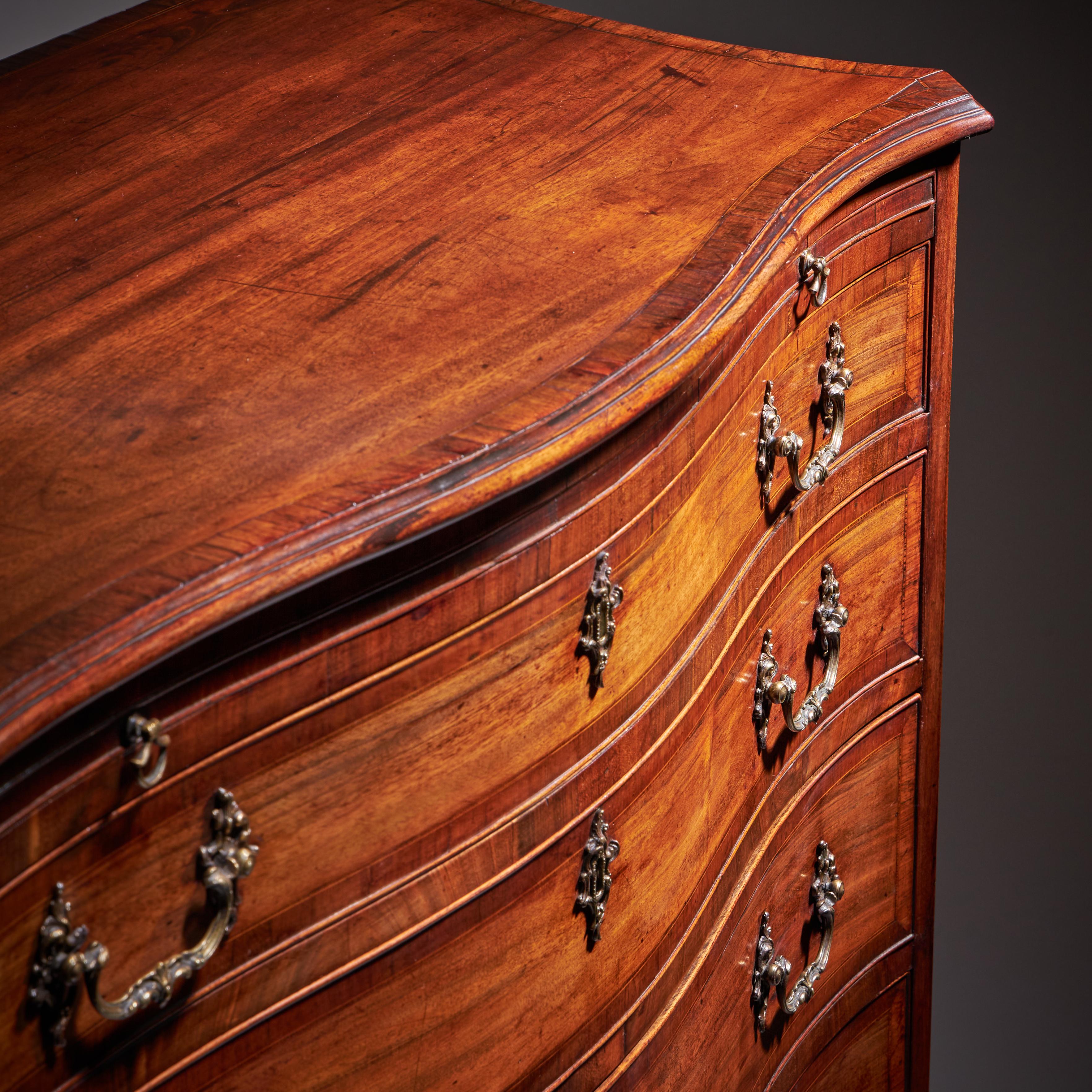 Importante cassapanca in serpentino di Goncalo Alves del XVIII secolo Signe J N Teague 1779 in vendita 5