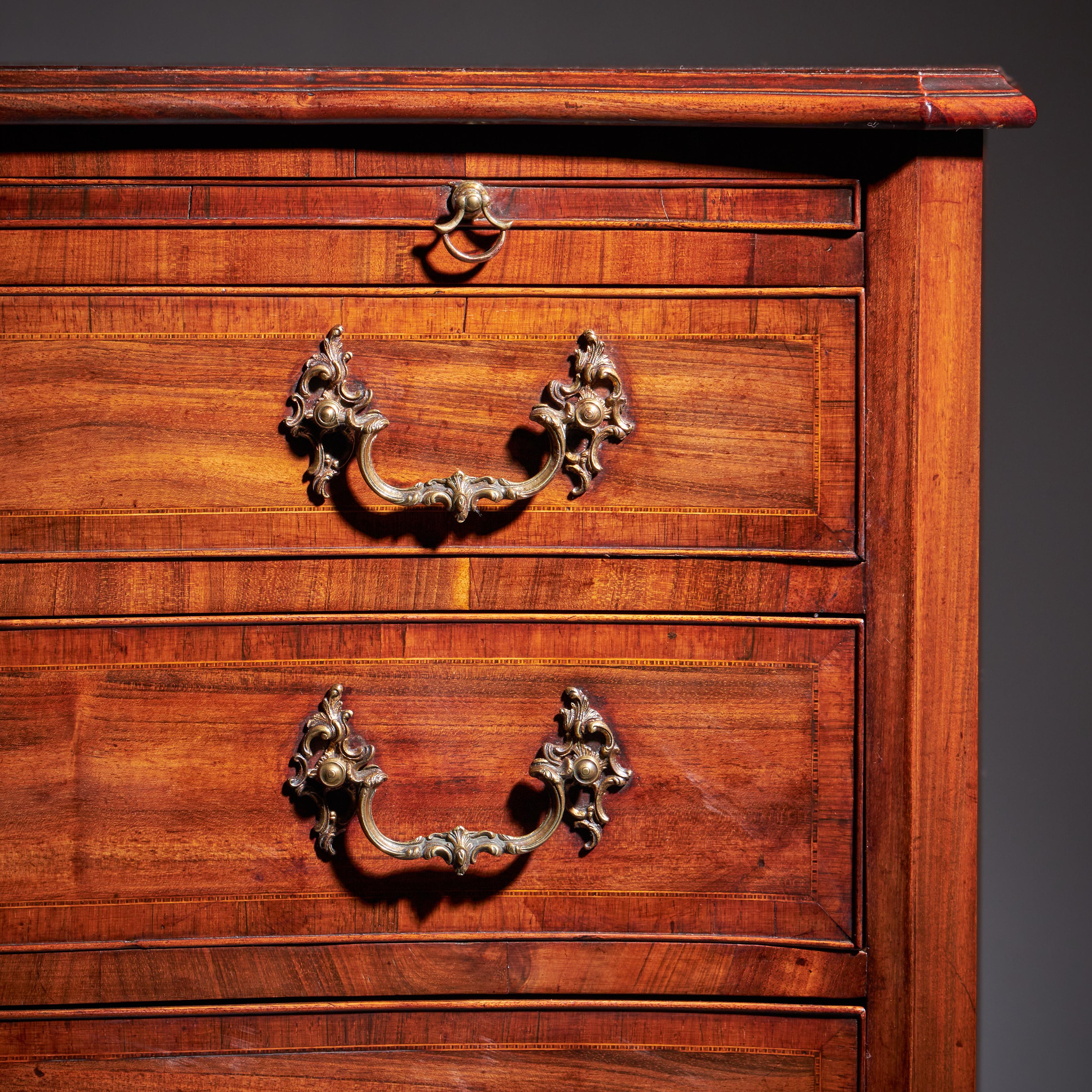 Fino al XVIII secolo Importante cassapanca in serpentino di Goncalo Alves del XVIII secolo Signe J N Teague 1779 in vendita