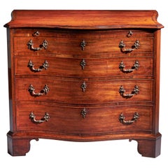 Important 18th Century Goncalo Alves Serpentine Chest Signe J N Teague 1779