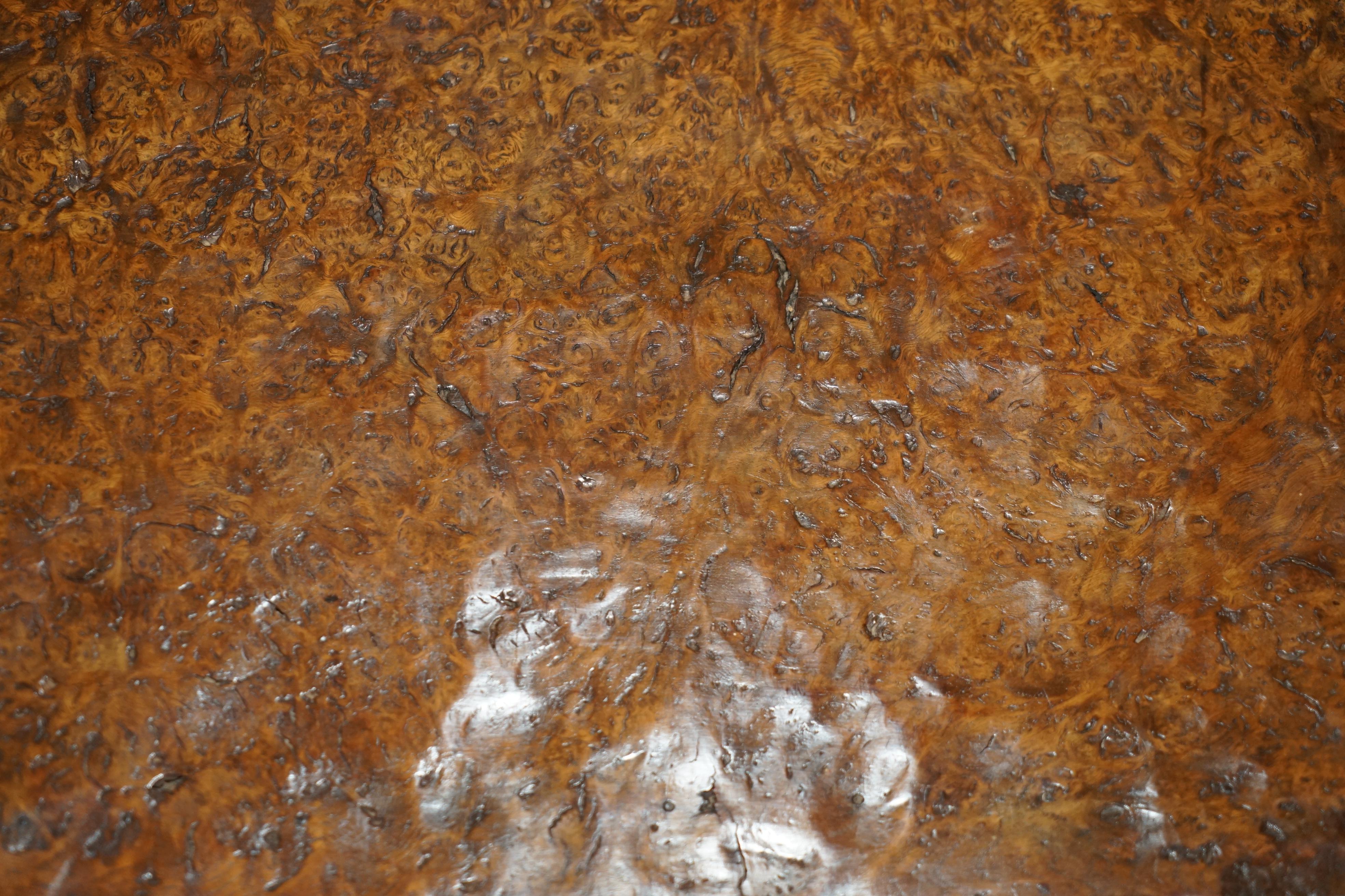 Oak IMPORTANT 1930's BURR OAK ROBERT MOUSEMAN THOMPSON STOOL WITH PERIOD CURVED TOP For Sale