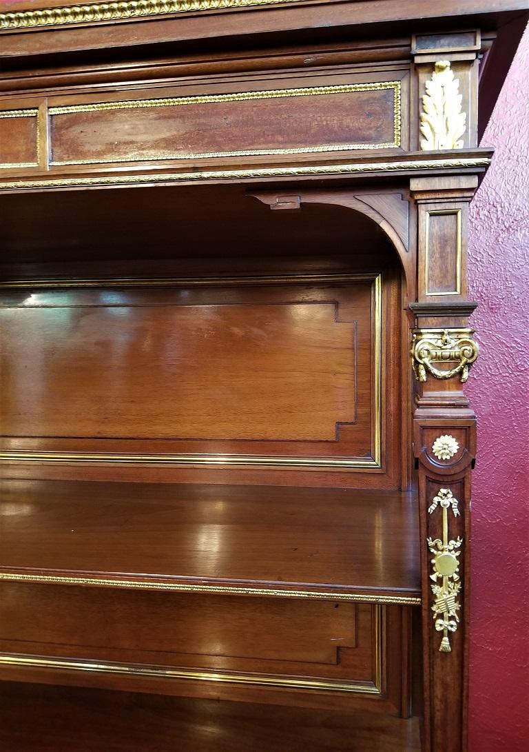 Walnut Rare 19C Portois & Fix Viennese Cabinet For Sale