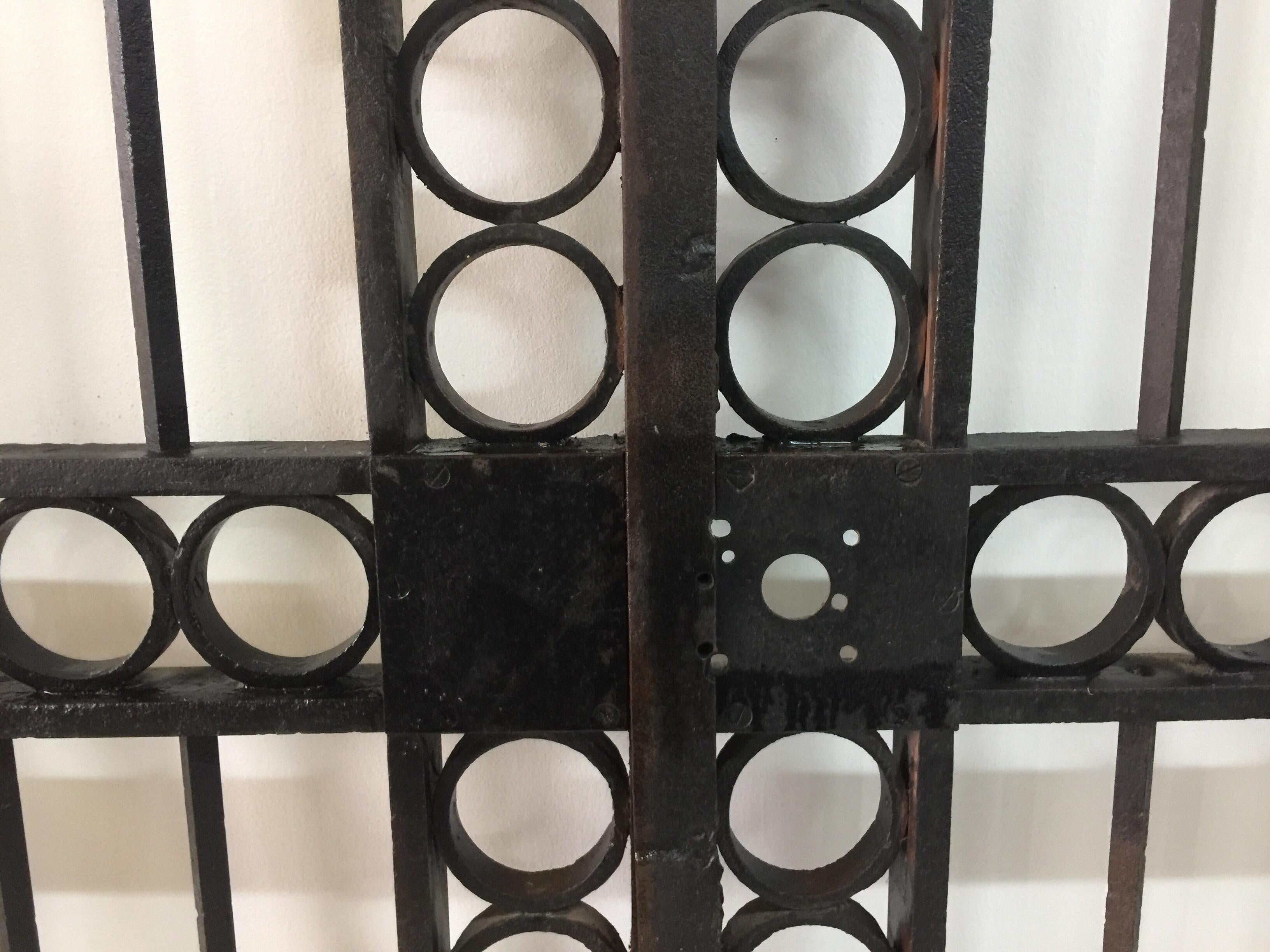 Important 19th Century French Iron Entrance Gates In Fair Condition In East Hampton, NY
