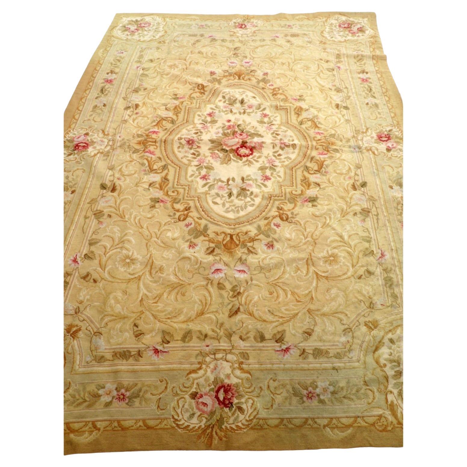 Important 19th Century Aubusson Rug