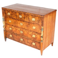 Important 19th Century Austrian Hapsburg Family Mahogany & Walnut Chest