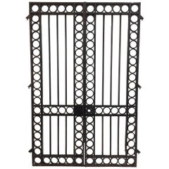 Important 19th Century French Iron Entrance Gates