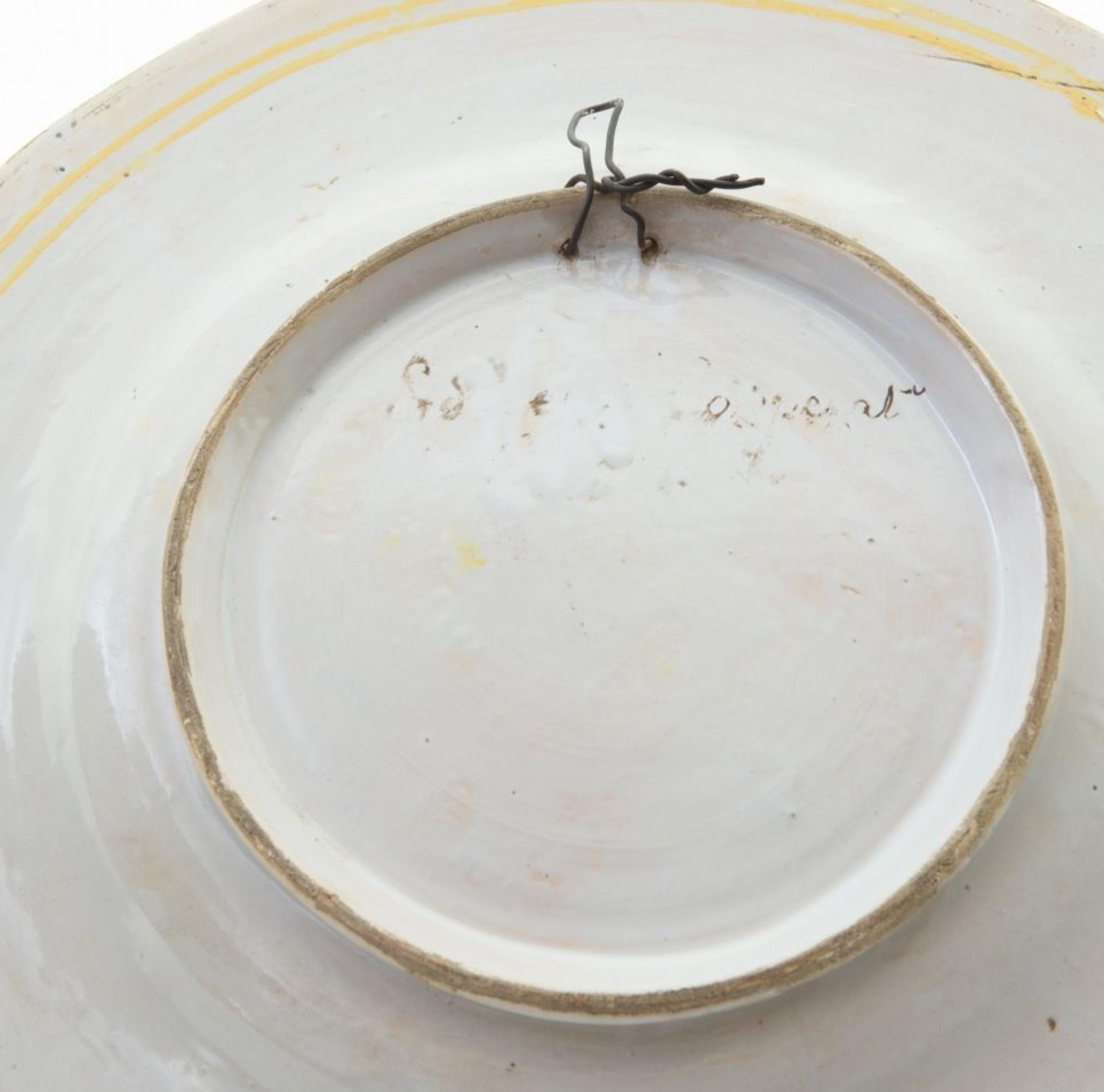 Baroque Important 19th Century Italian Parade Plate For Sale