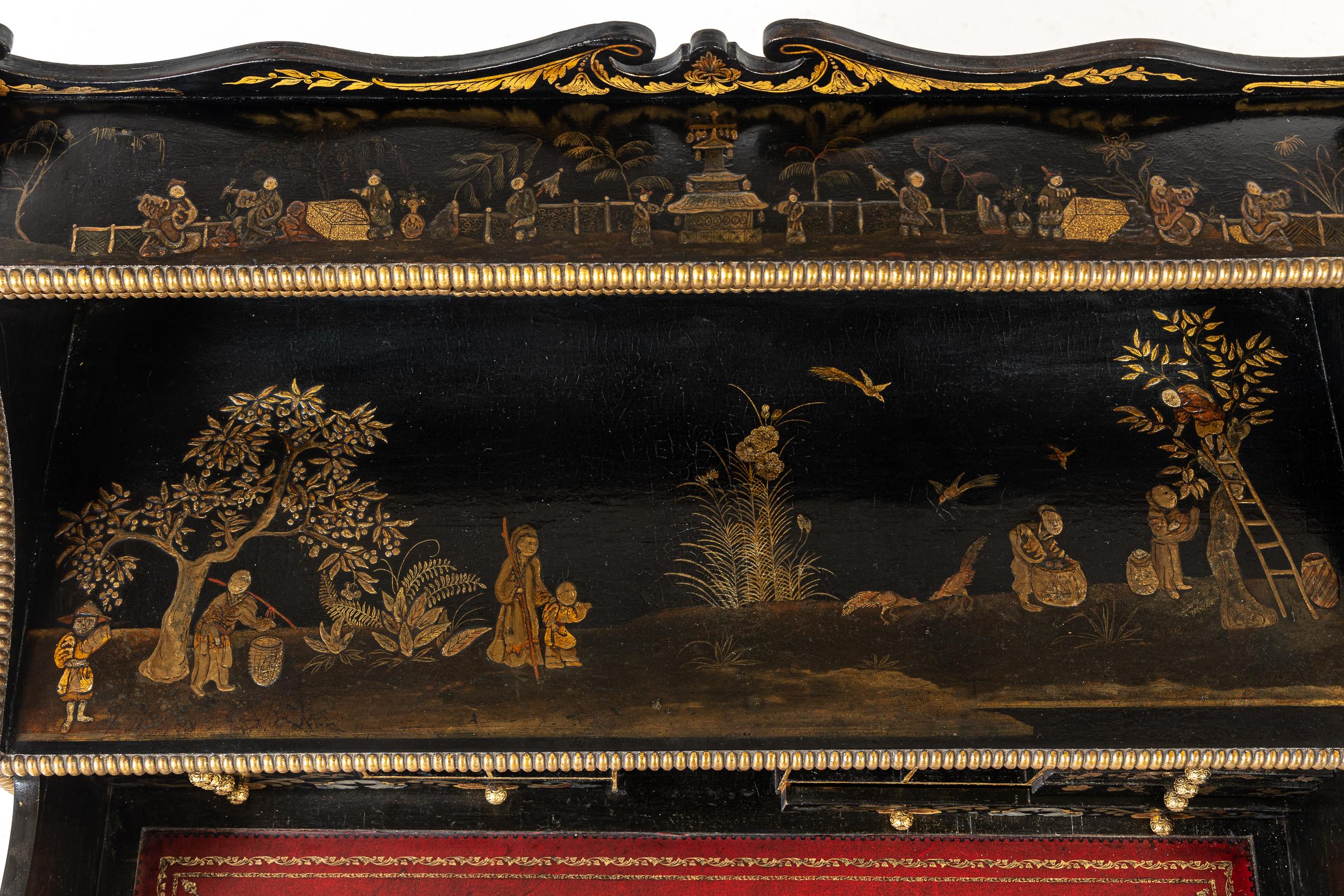 Important meuble d'appoint en japanier de la période Regency du 19e siècle en vente 11