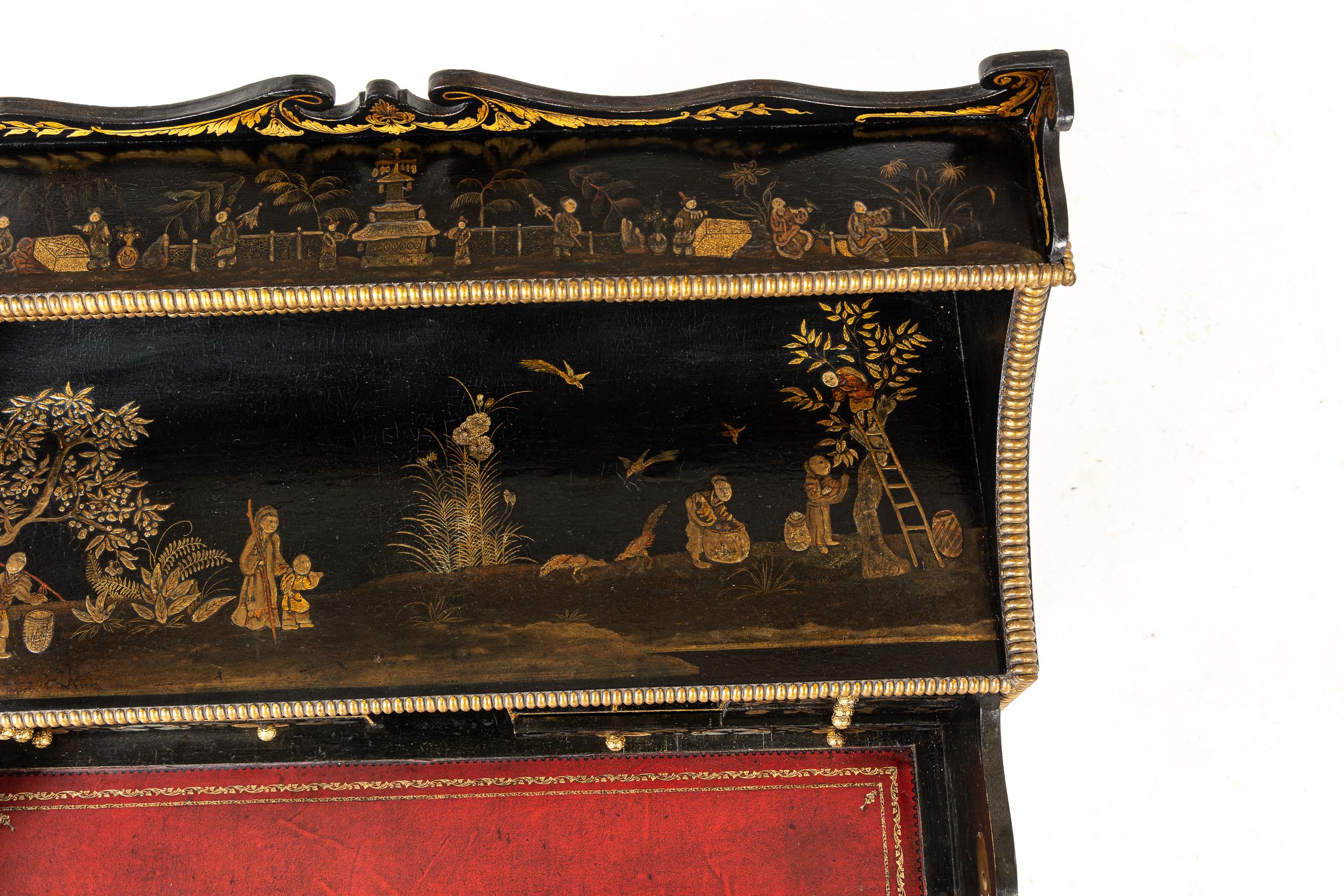 Important meuble d'appoint en japanier de la période Regency du 19e siècle en vente 12