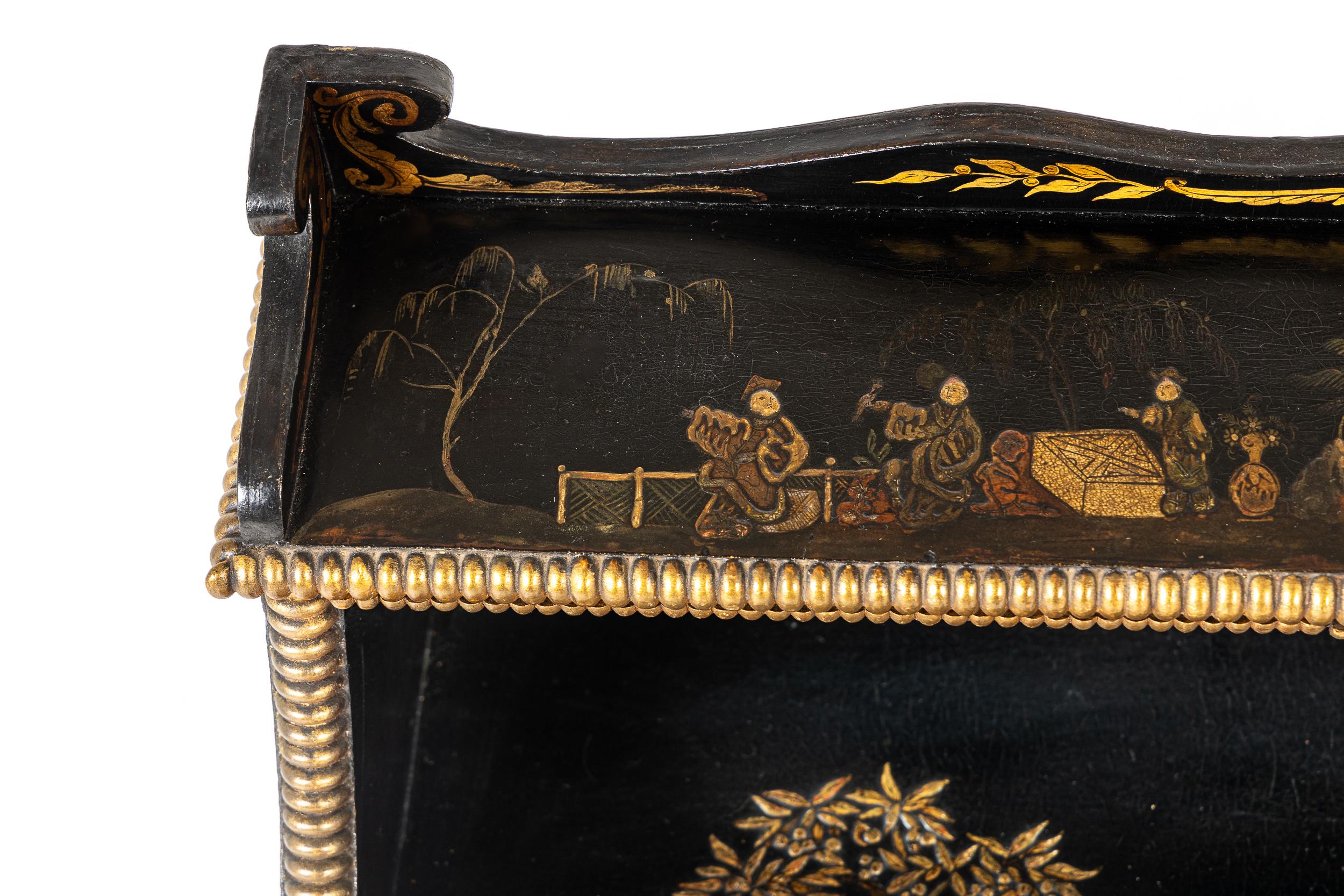 Important meuble d'appoint en japanier de la période Regency du 19e siècle en vente 14