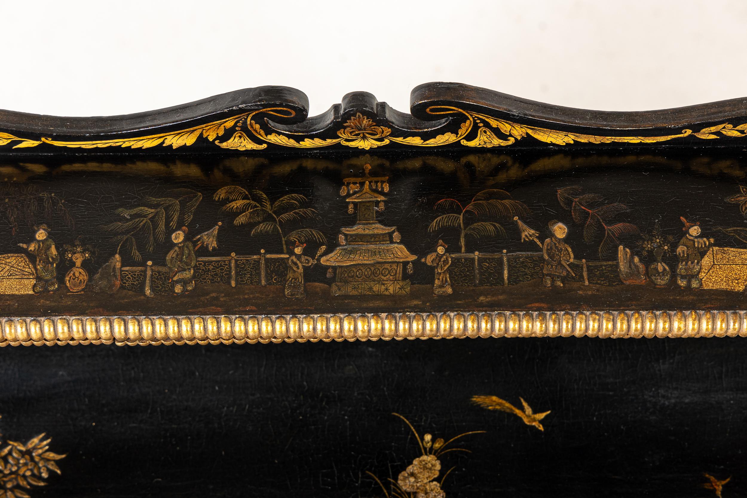 Important meuble d'appoint en japanier de la période Regency du 19e siècle en vente 15