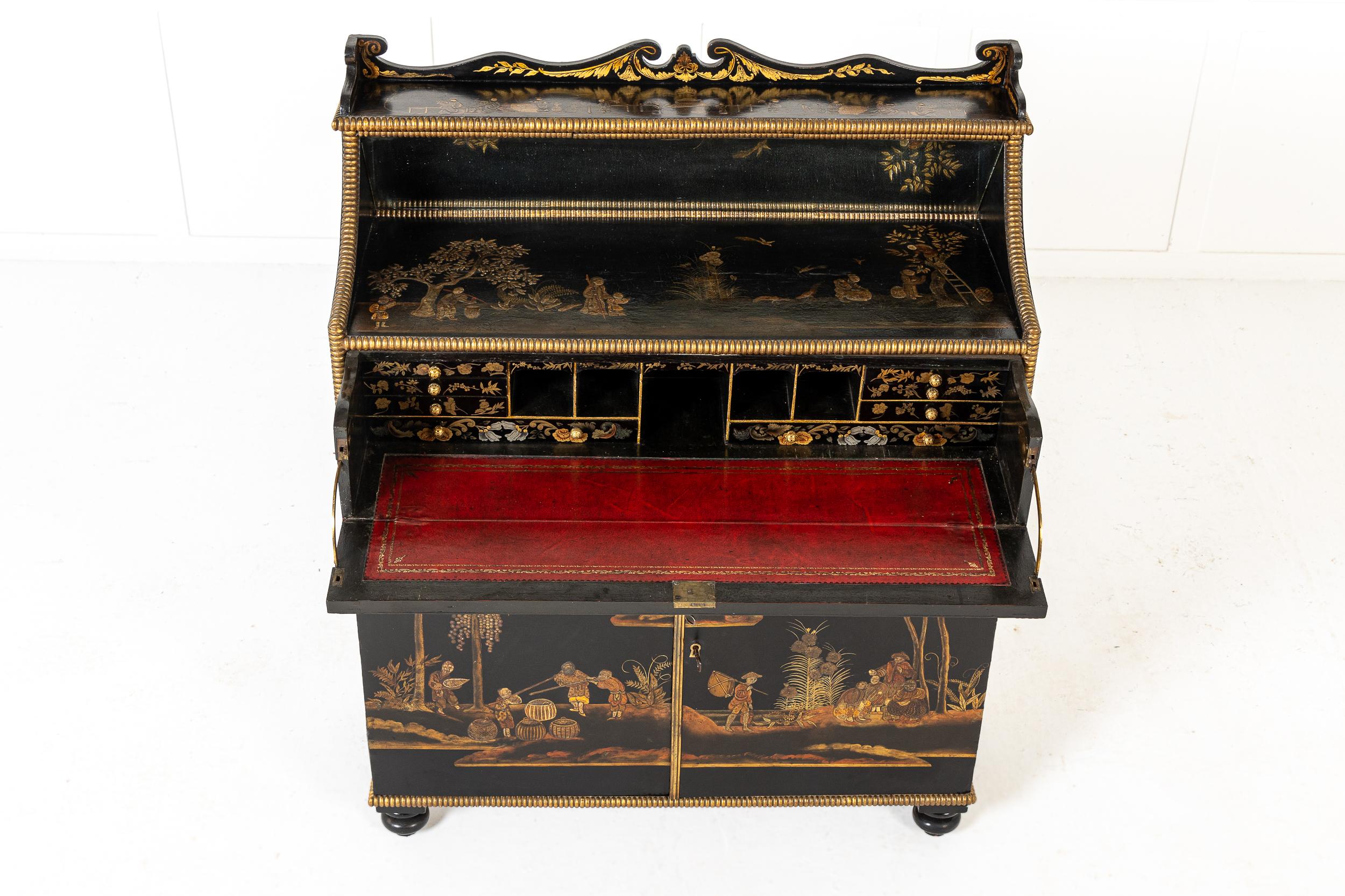 Important meuble d'appoint en japanier de la période Regency du 19e siècle Excellent état - En vente à Gloucestershire, GB