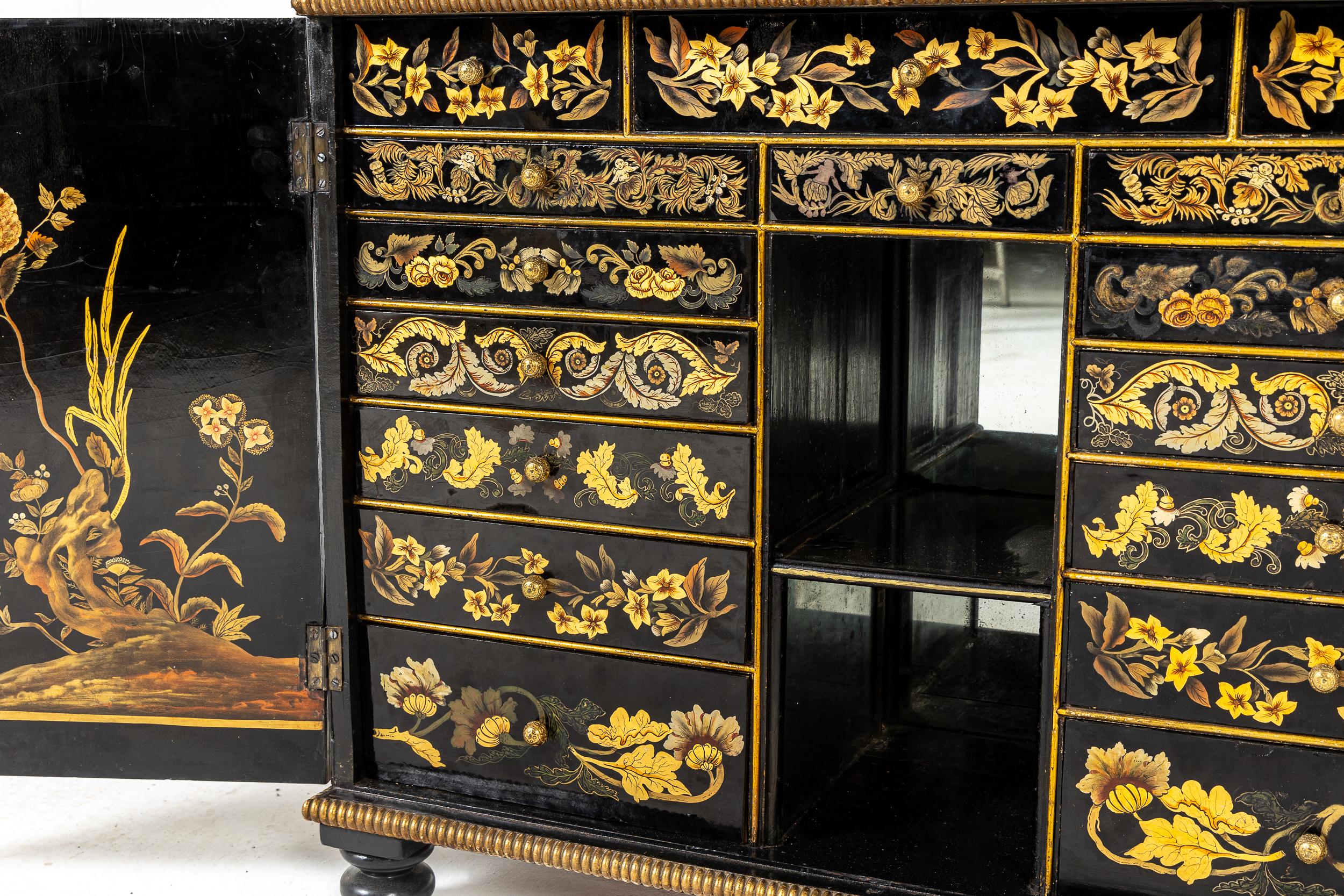Important meuble d'appoint en japanier de la période Regency du 19e siècle en vente 1