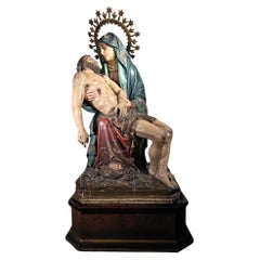 Importante sculpture du 19ème siècle : La Pieta