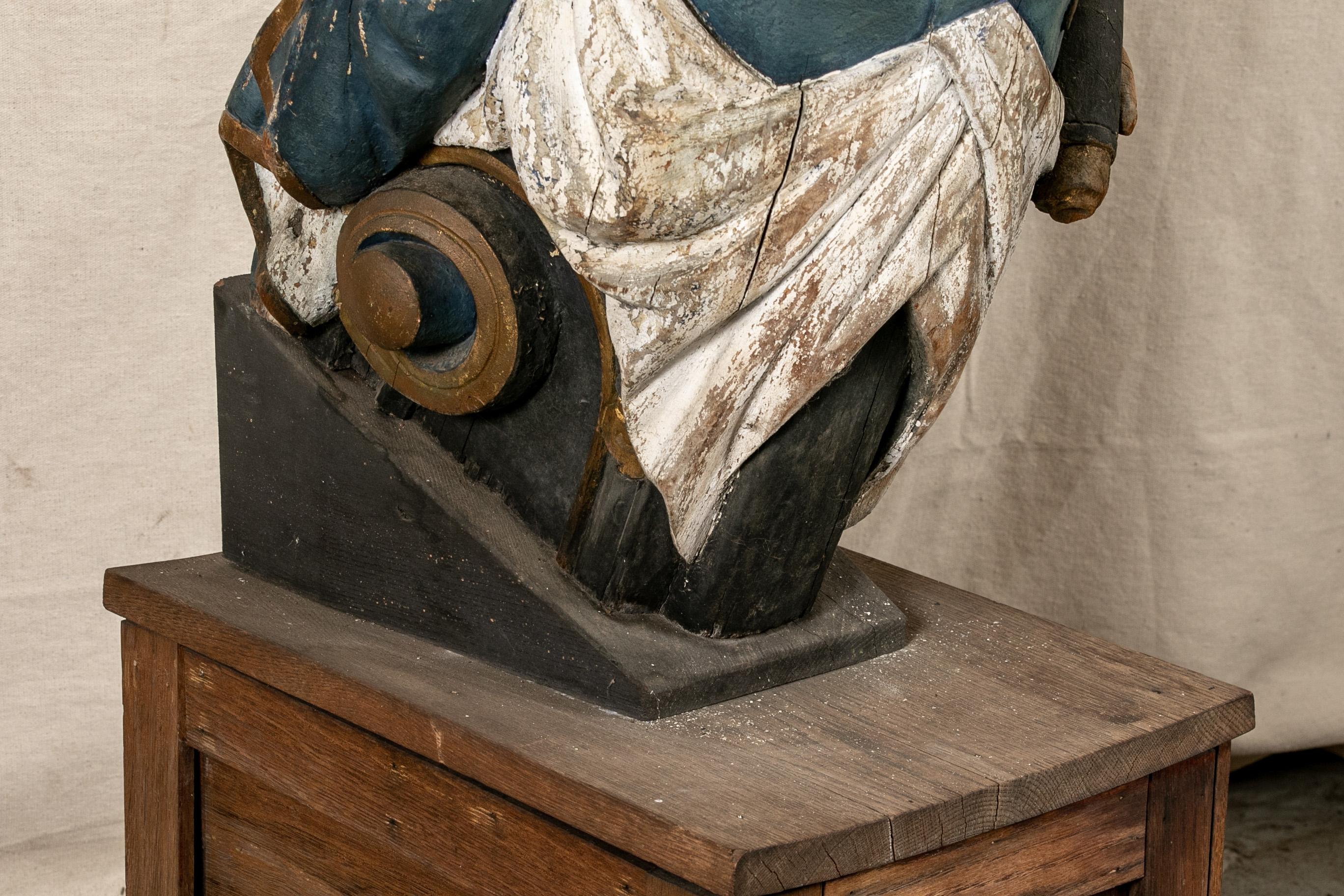 Admiral Horatio Nelson 19th Century English Ship's Figurehead- Ex H.M.S. Bo 1