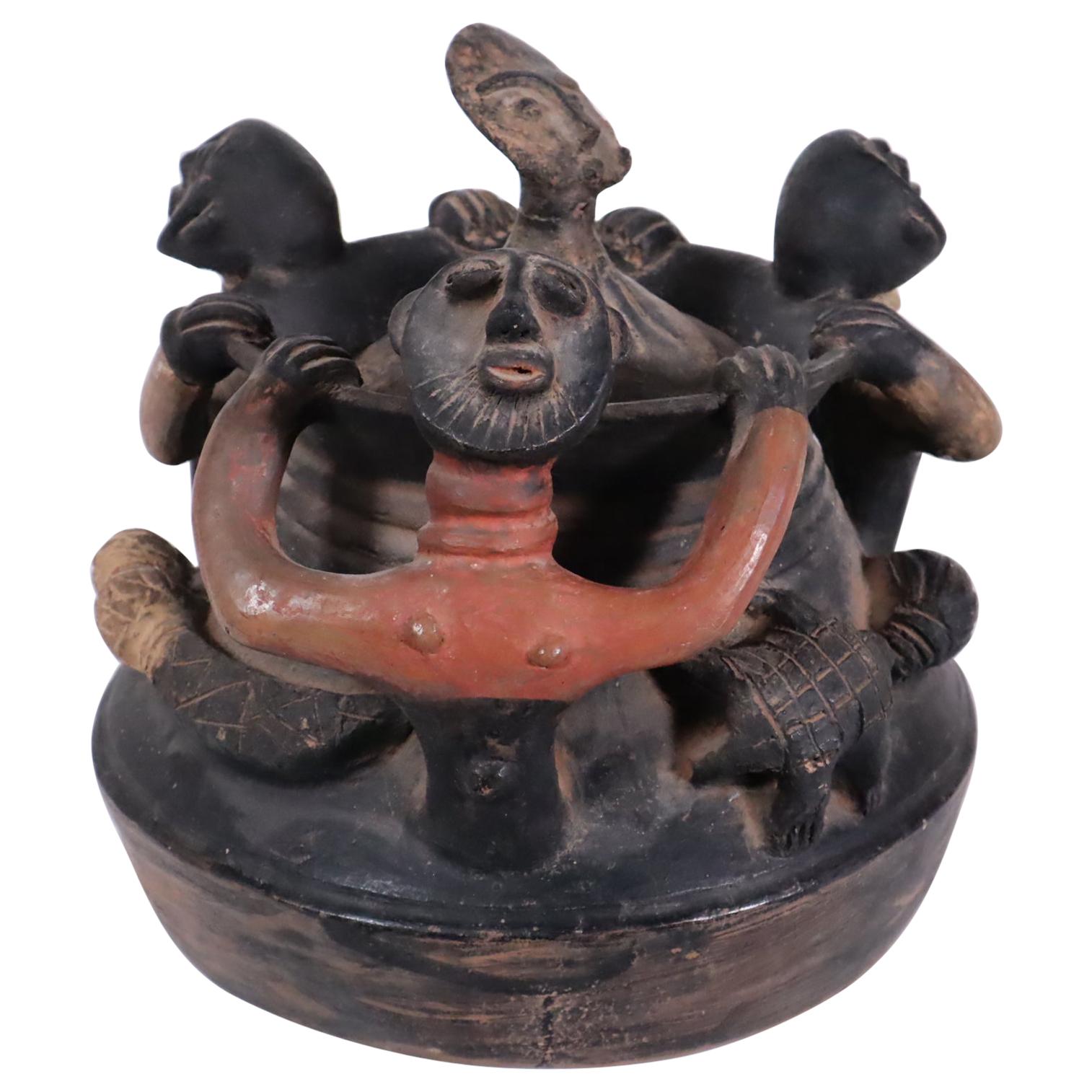 Store closing. Last chance clearance sale  Published Treasure Vessel African Art For Sale