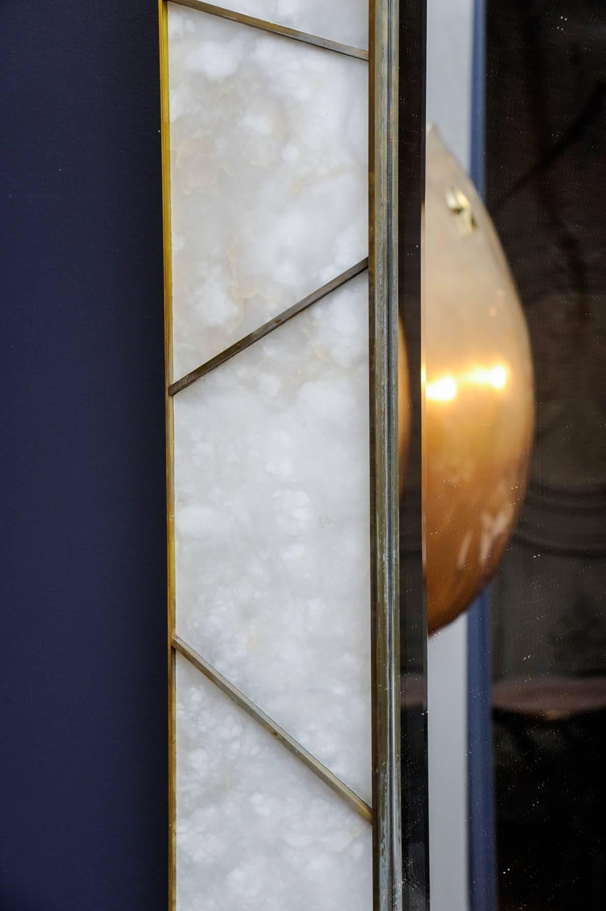alabaster mirror