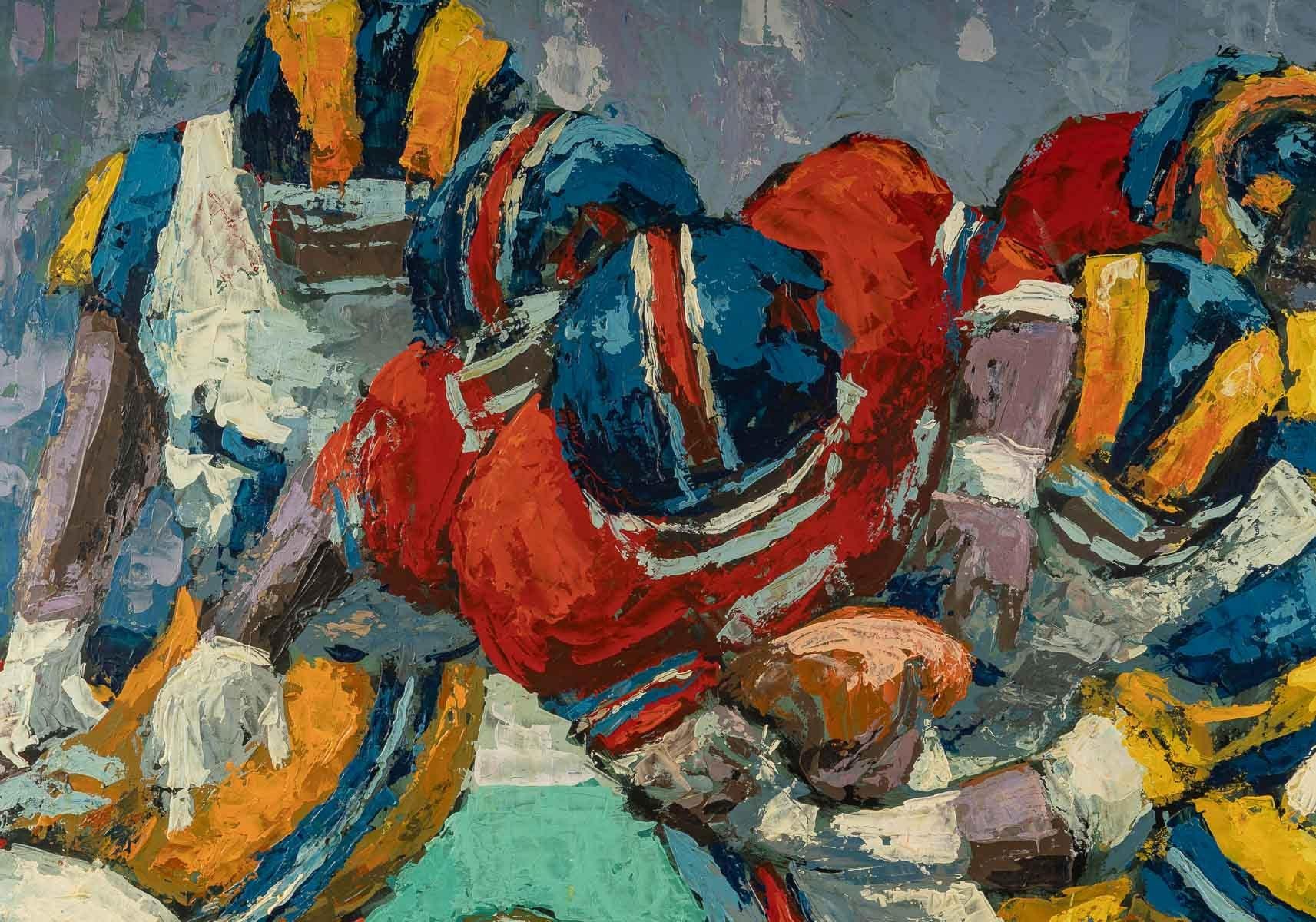 Canvas Important American Football Painting