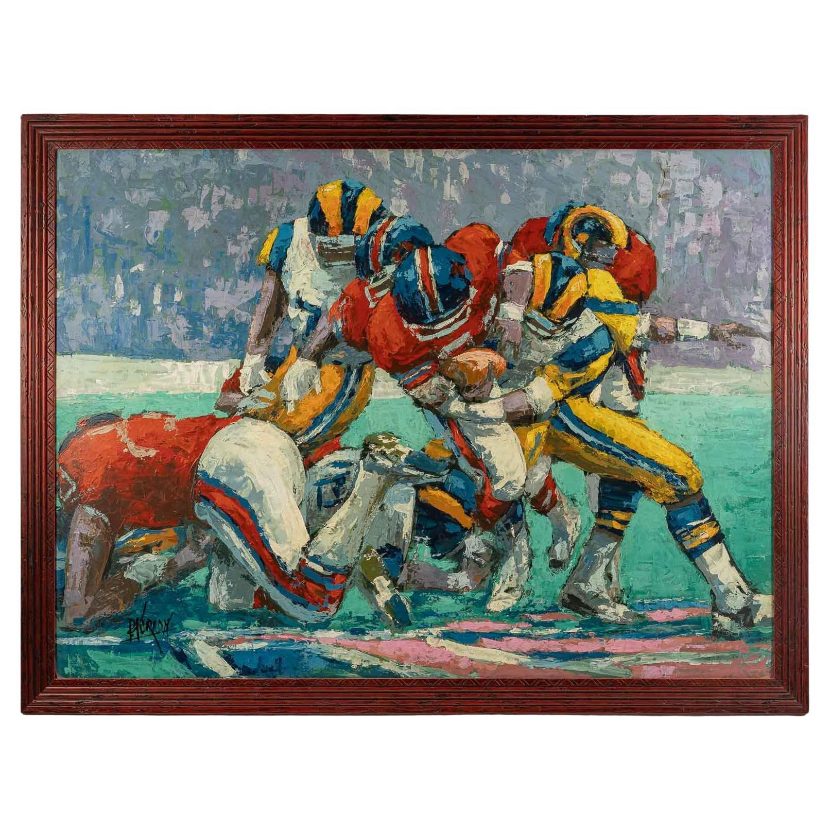Important American Football Painting