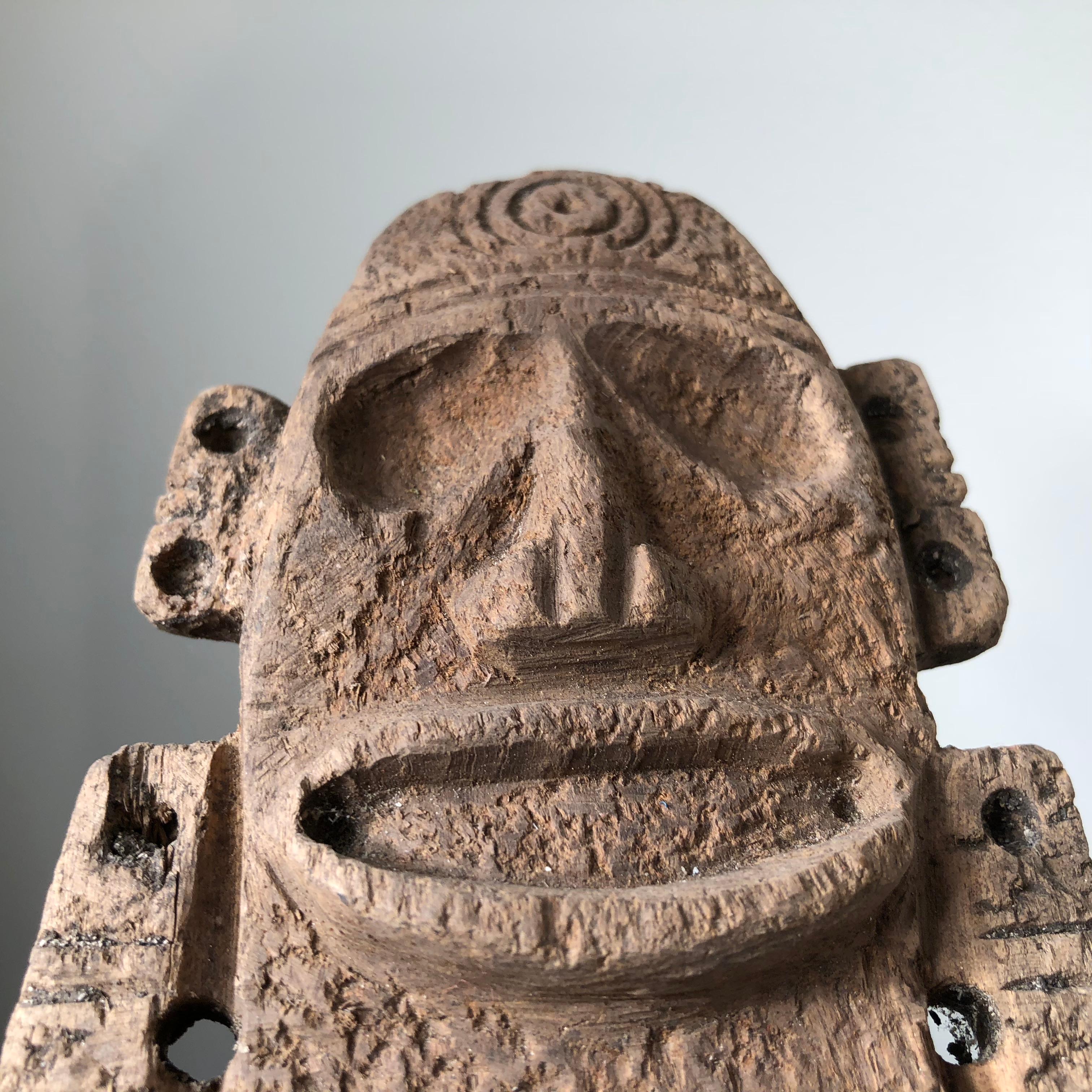 Pre-Columbian Fine America’s Chieftain Ceremonial Wood Seat “Duho”