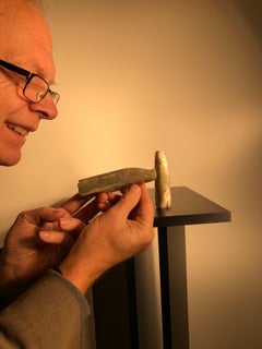 Important Ancient China Pair of Jade Pig Pendants Eastern Han Dynasty, 25-206 AD