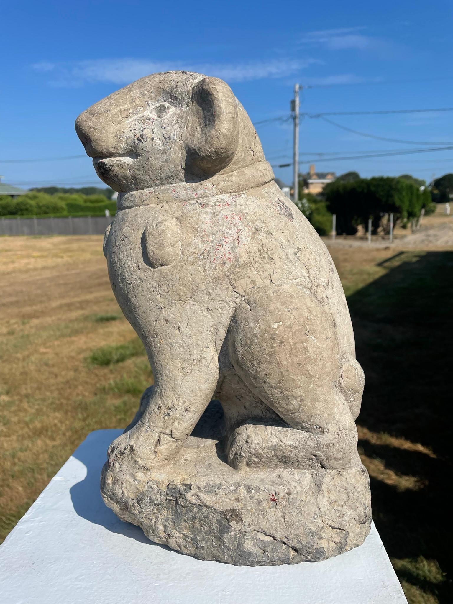 Important Ancient Chinese Effigy  Pug Dog, Ming Dynasty 1368-1644 In Good Condition For Sale In South Burlington, VT