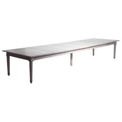 Important and Large Gustavian Style Extension Table
