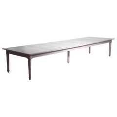Important and Large Gustavian Style Extension Table
