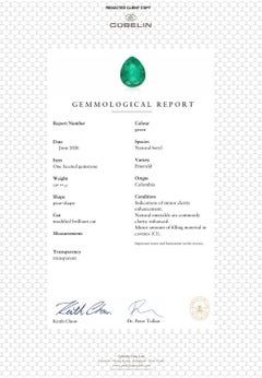 Important and Magnificent Gubelin Certified 180 Carat Colombian Emerald