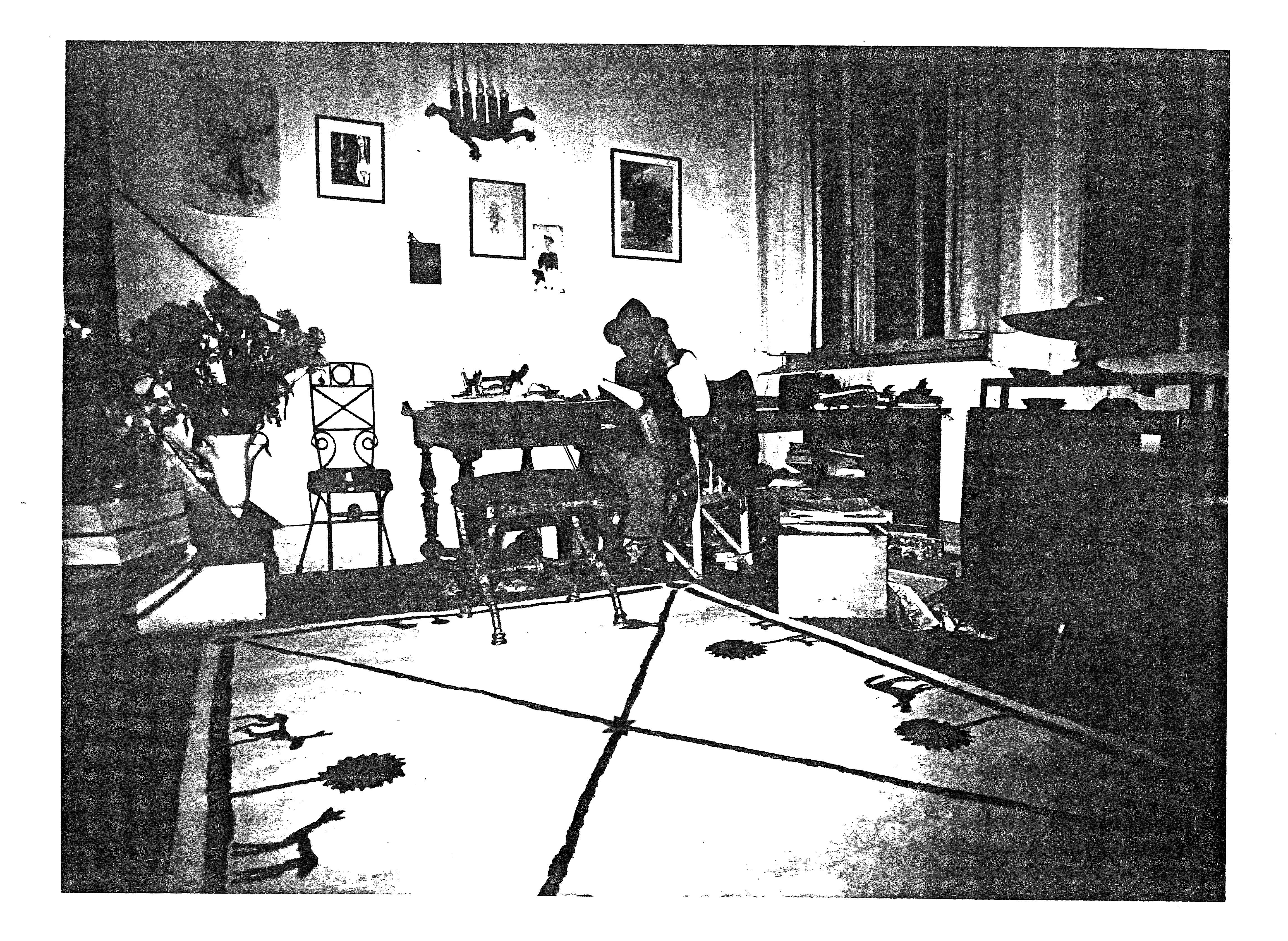 Francese Importante e originale tappeto di Diego Giacometti stesso Epreuve d'atelier in vendita