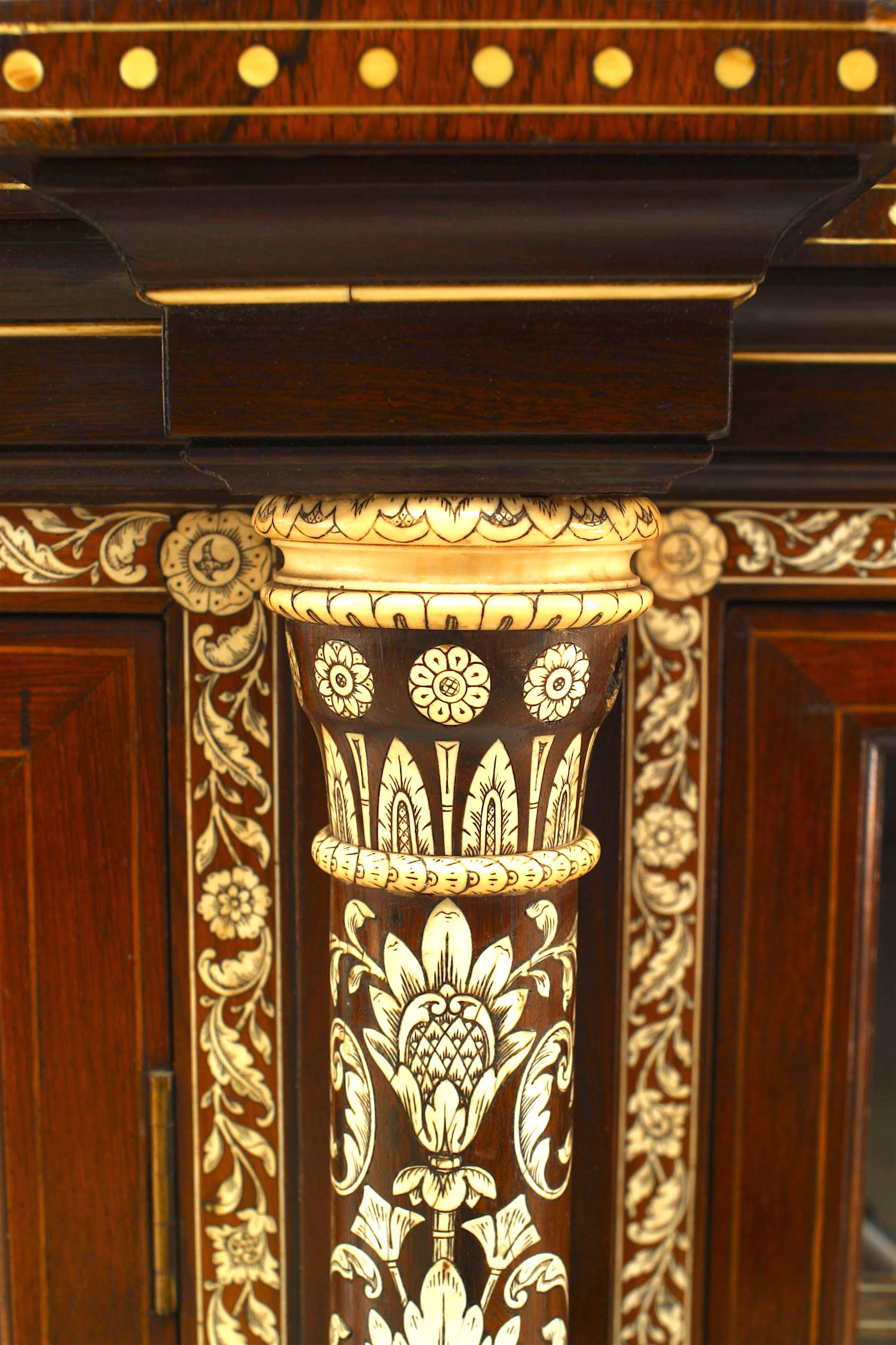 Important and Rare Anglo-Indian Breakfront Cabinet 3