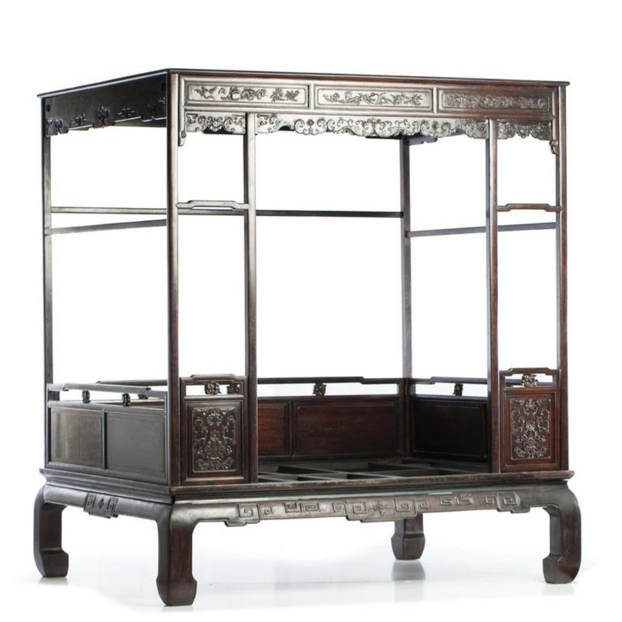 Chinese Important and Rare Canopy Bed of the Guangxu Reign For Sale