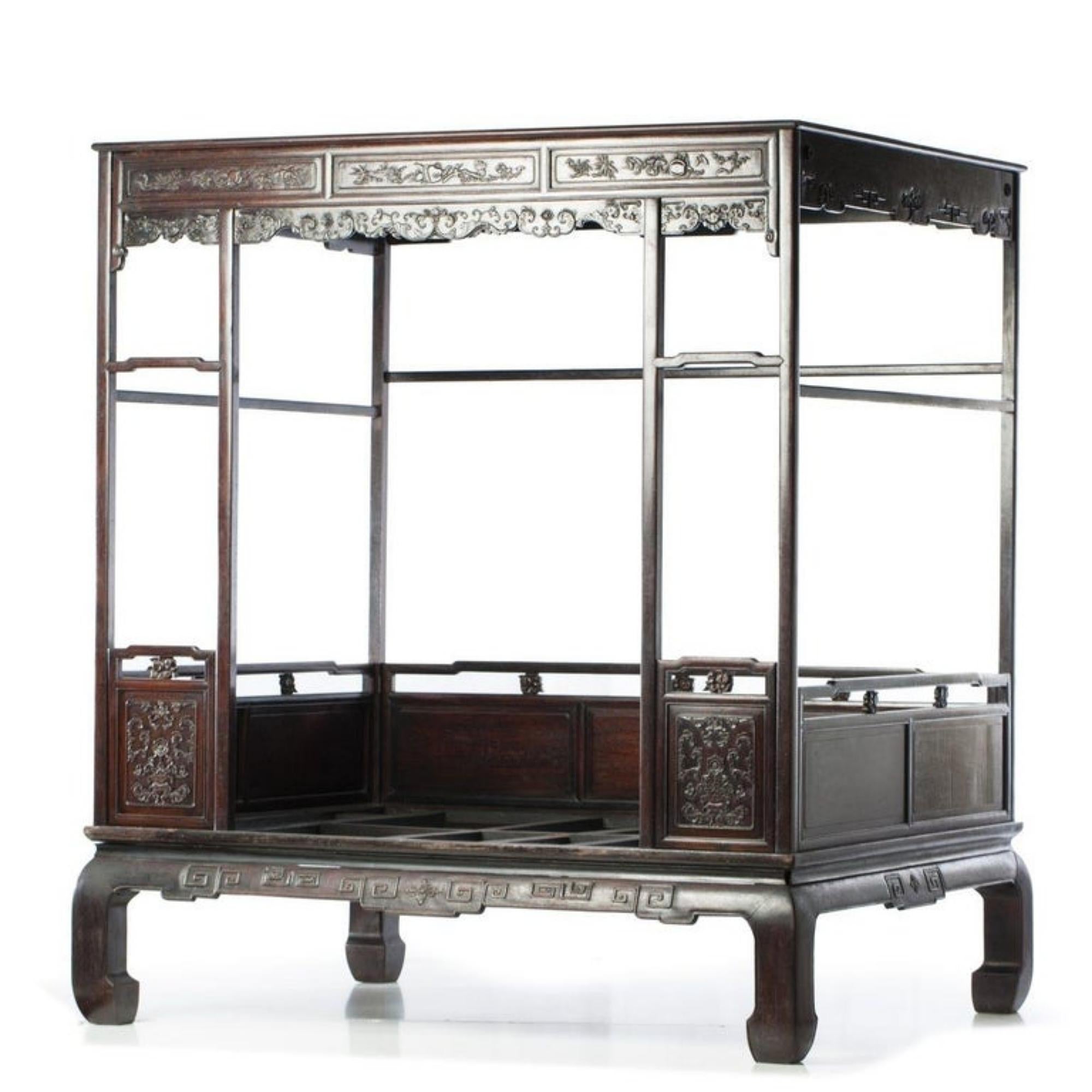 Hand-Crafted Important and Rare Canopy Bed of the Guangxu Reign For Sale