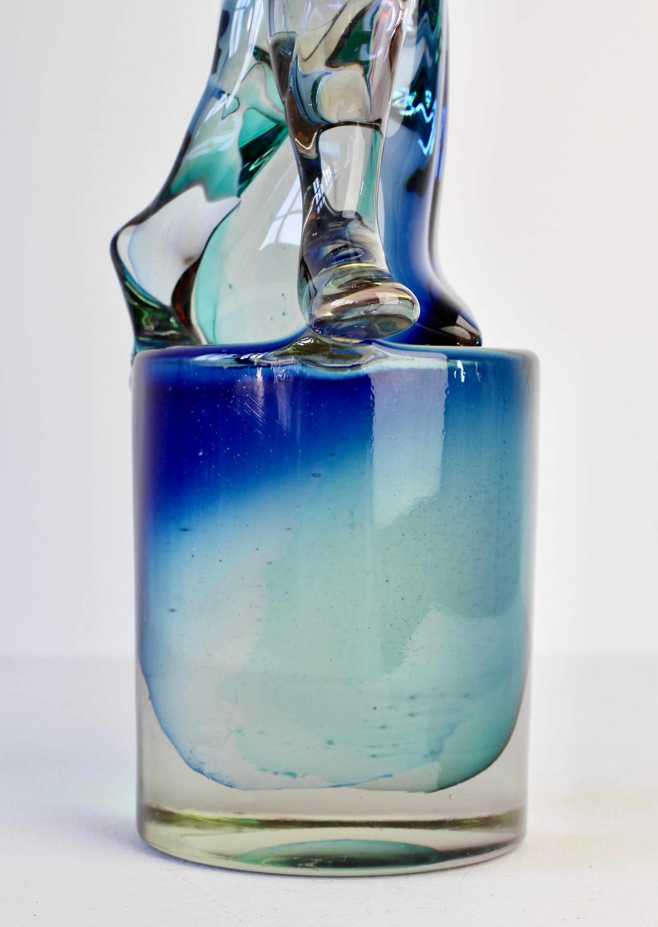 Important and Rare Ermanno Nason for Cenedese Italian Murano Glass Sculpture 7