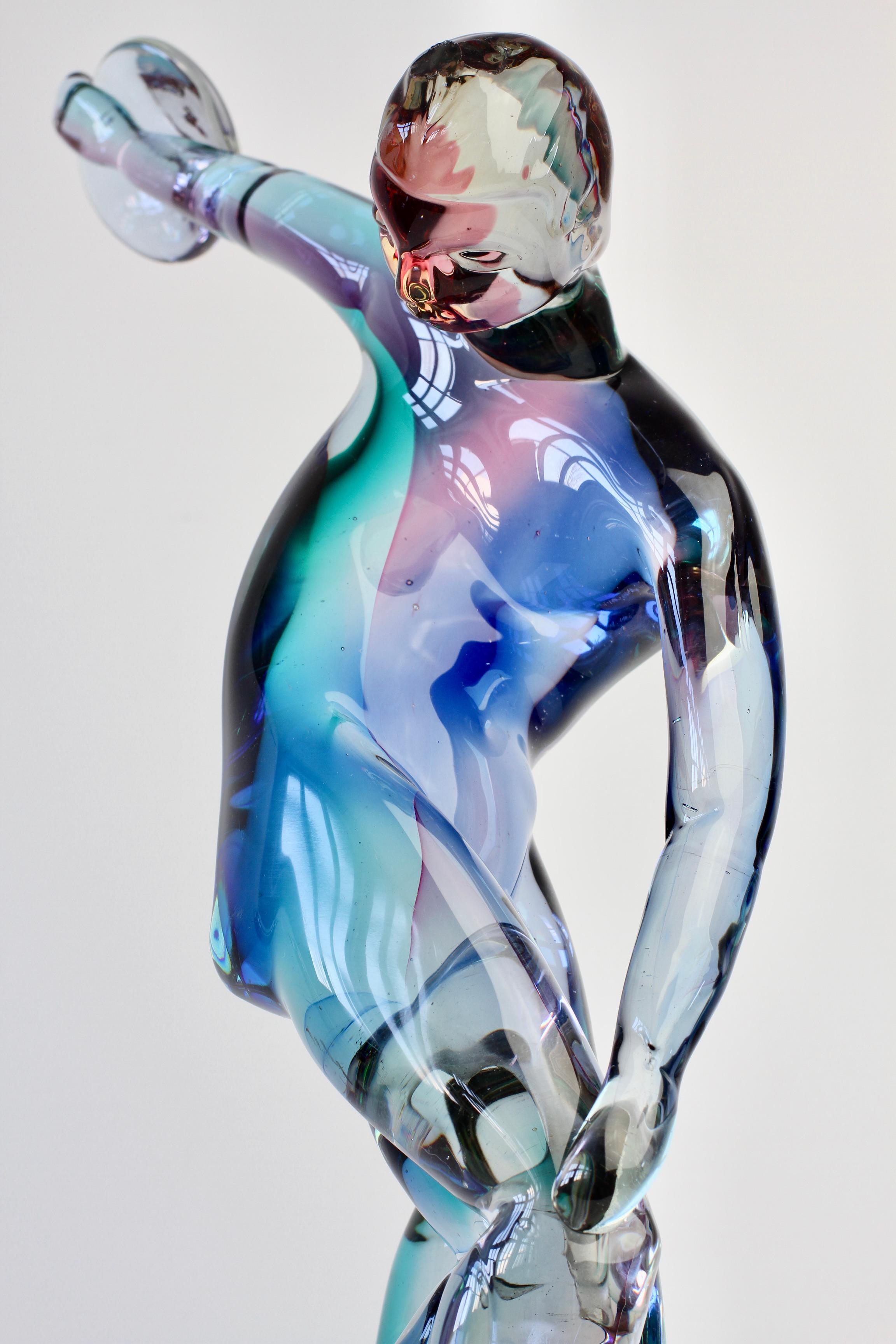 Important and Rare Ermanno Nason for Cenedese Italian Murano Glass Sculpture 8