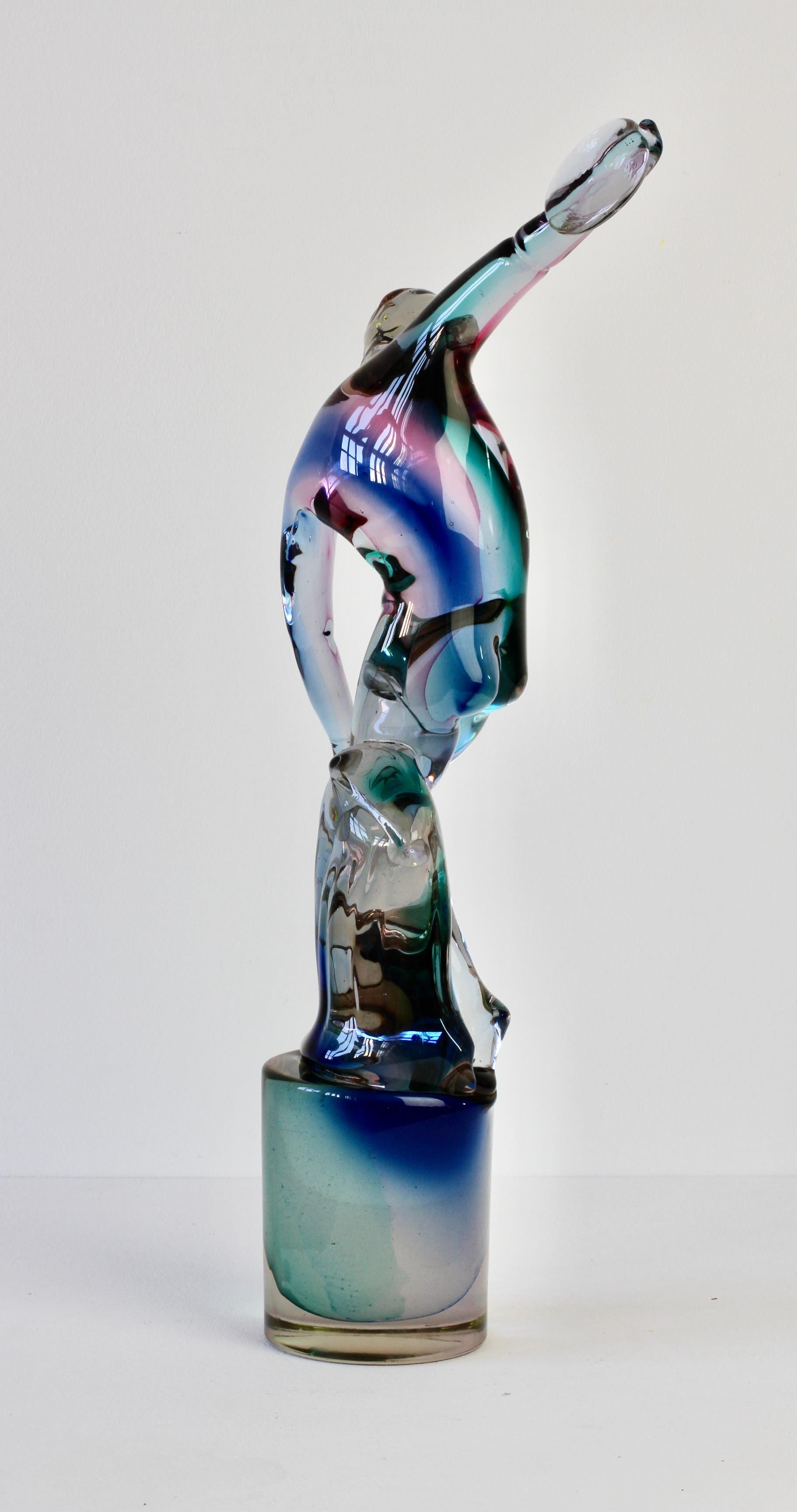 Important and Rare Ermanno Nason for Cenedese Italian Murano Glass Sculpture In Good Condition In Landau an der Isar, Bayern